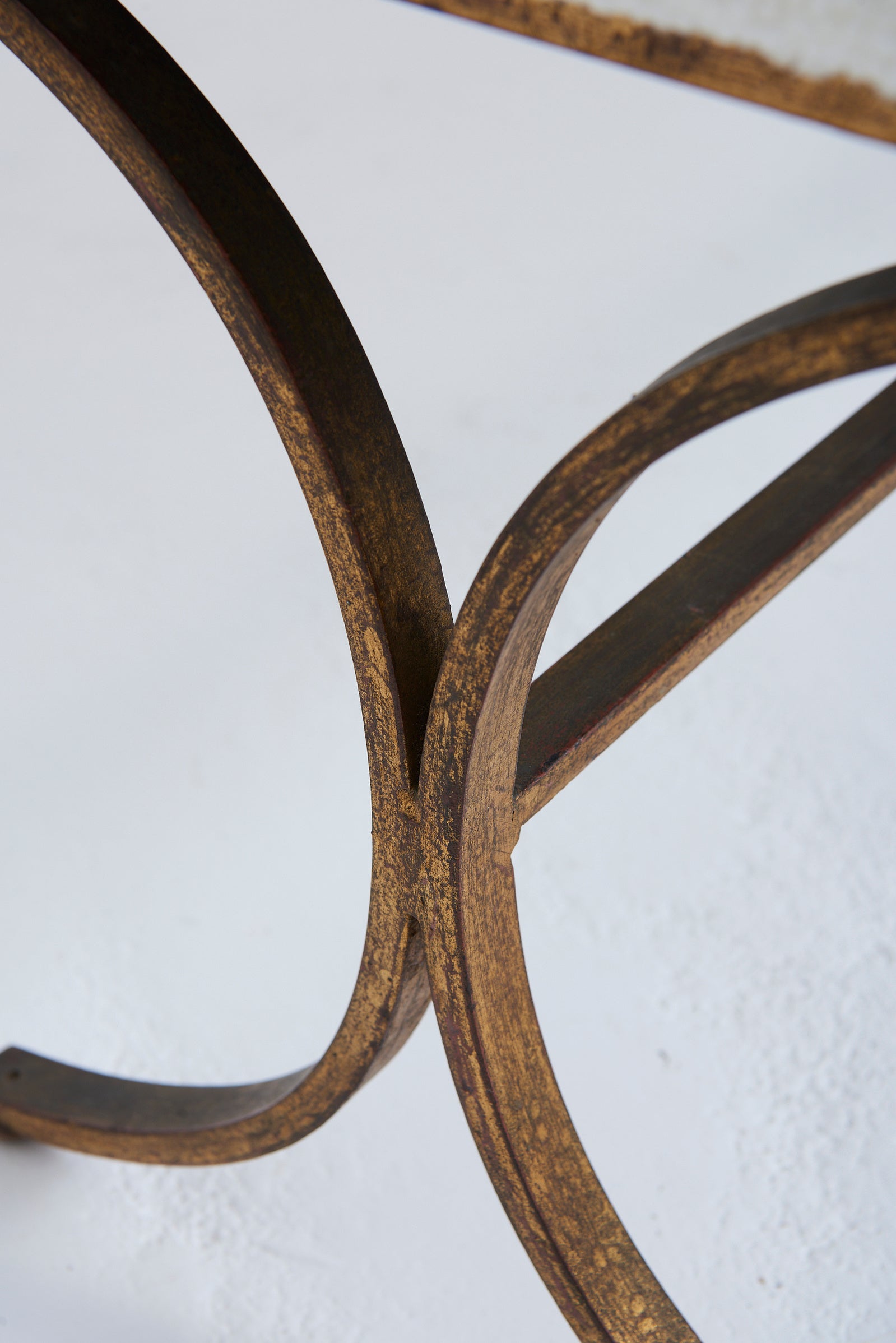 Gilt Iron Long Stool