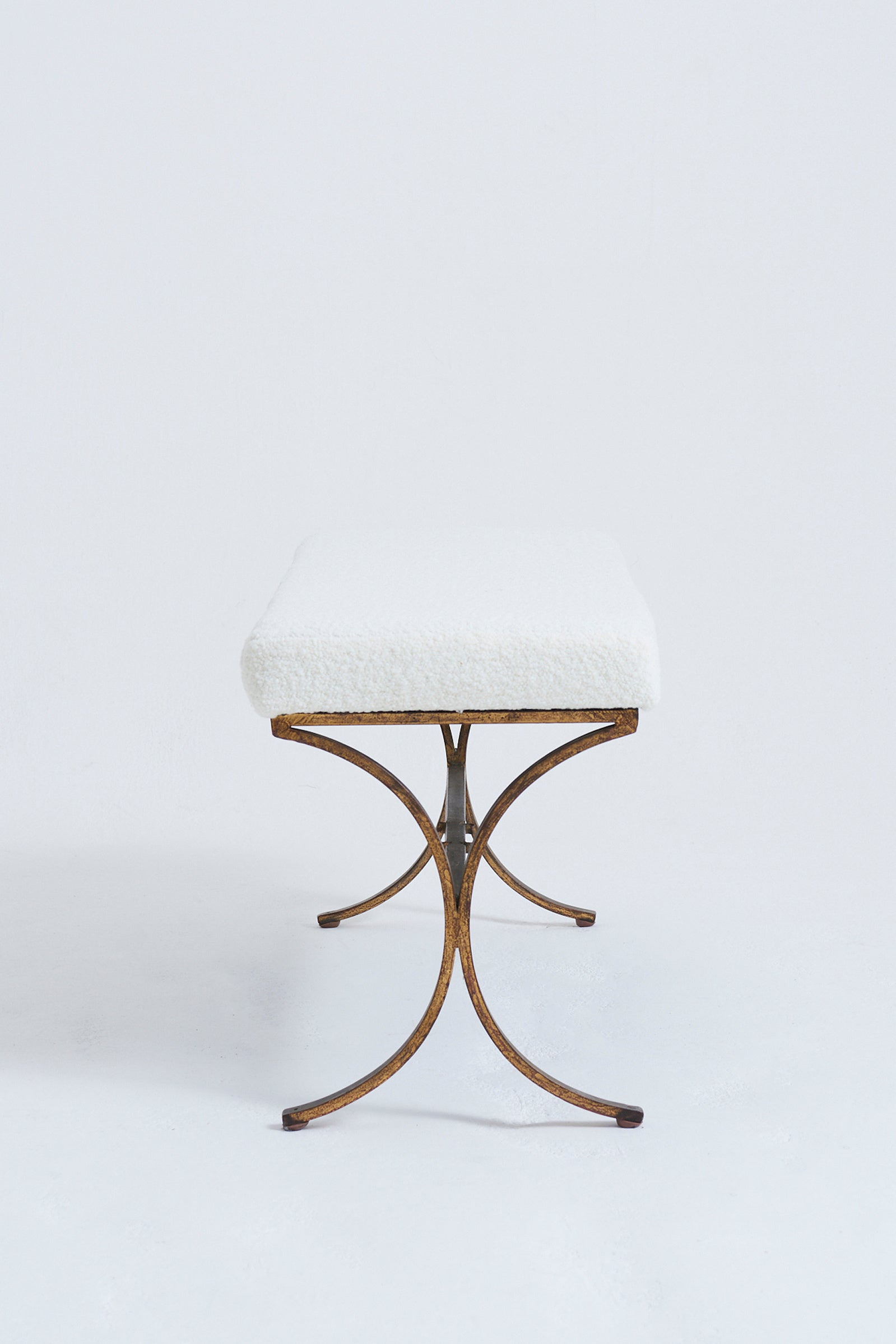Gilt Iron Long Stool