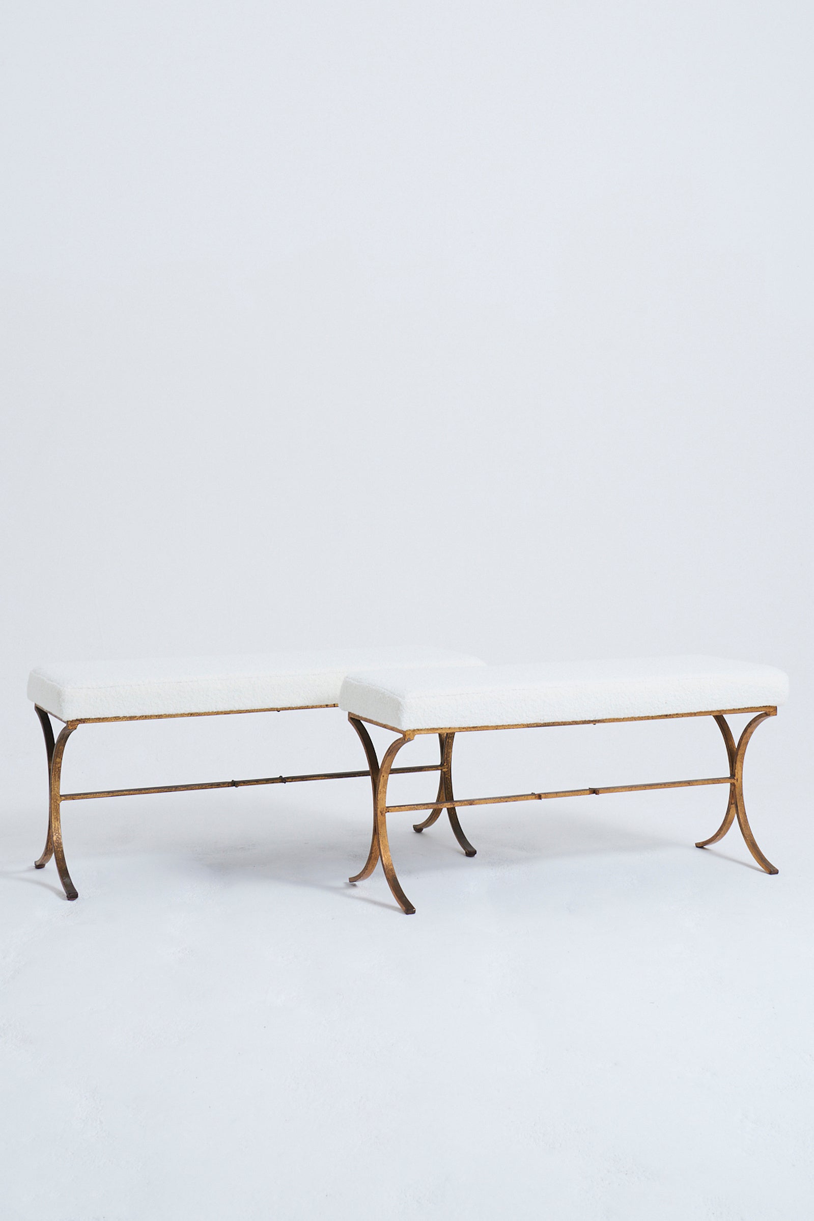 Gilt Iron Long Stool