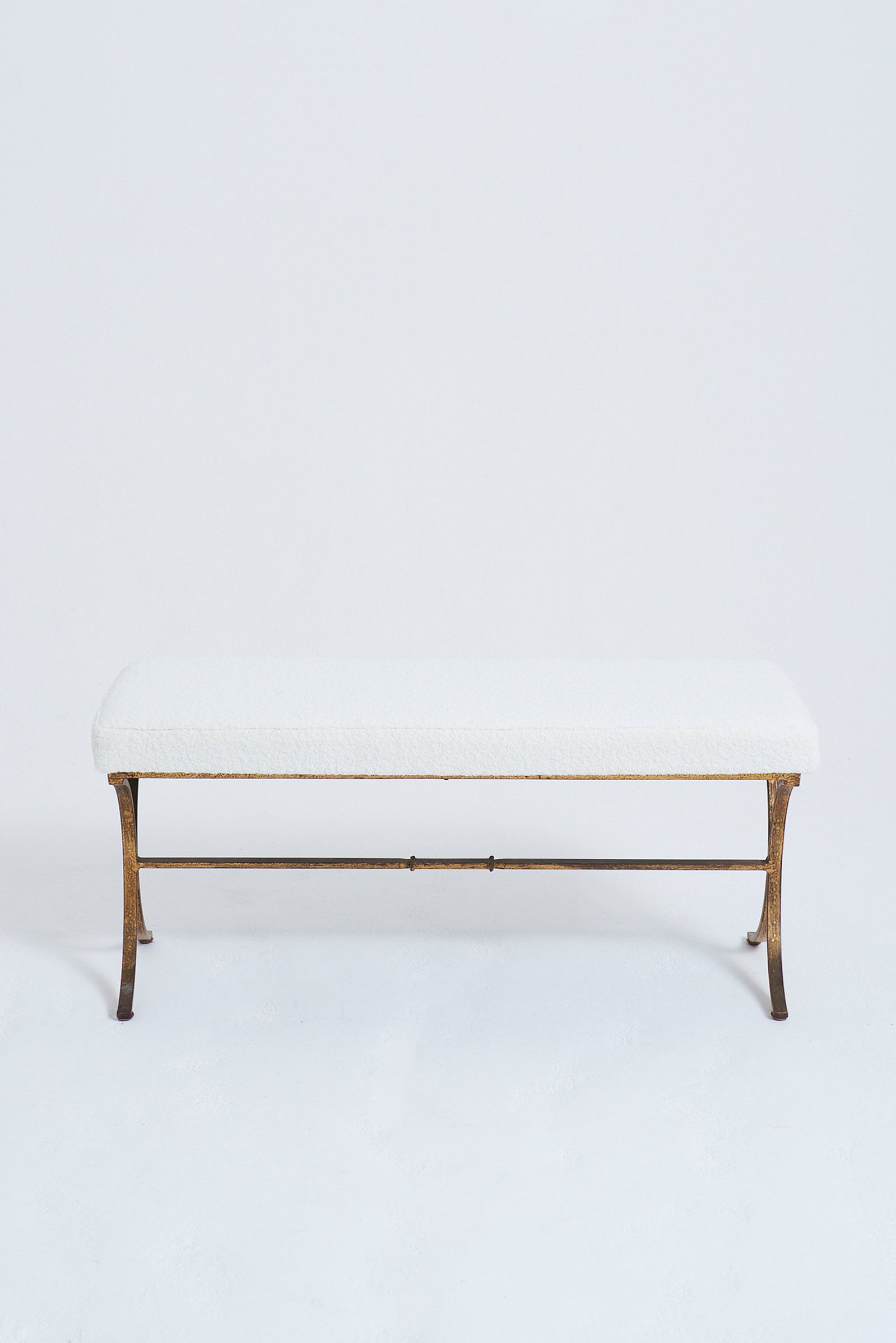 Gilt Iron Long Stool