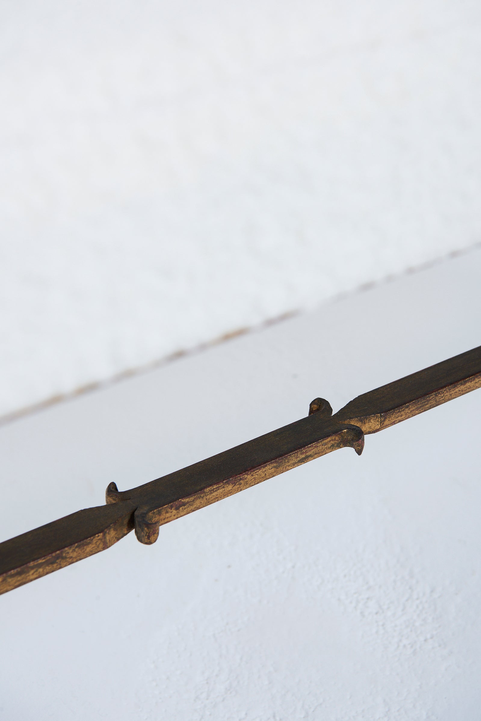 Gilt Iron Long Stool