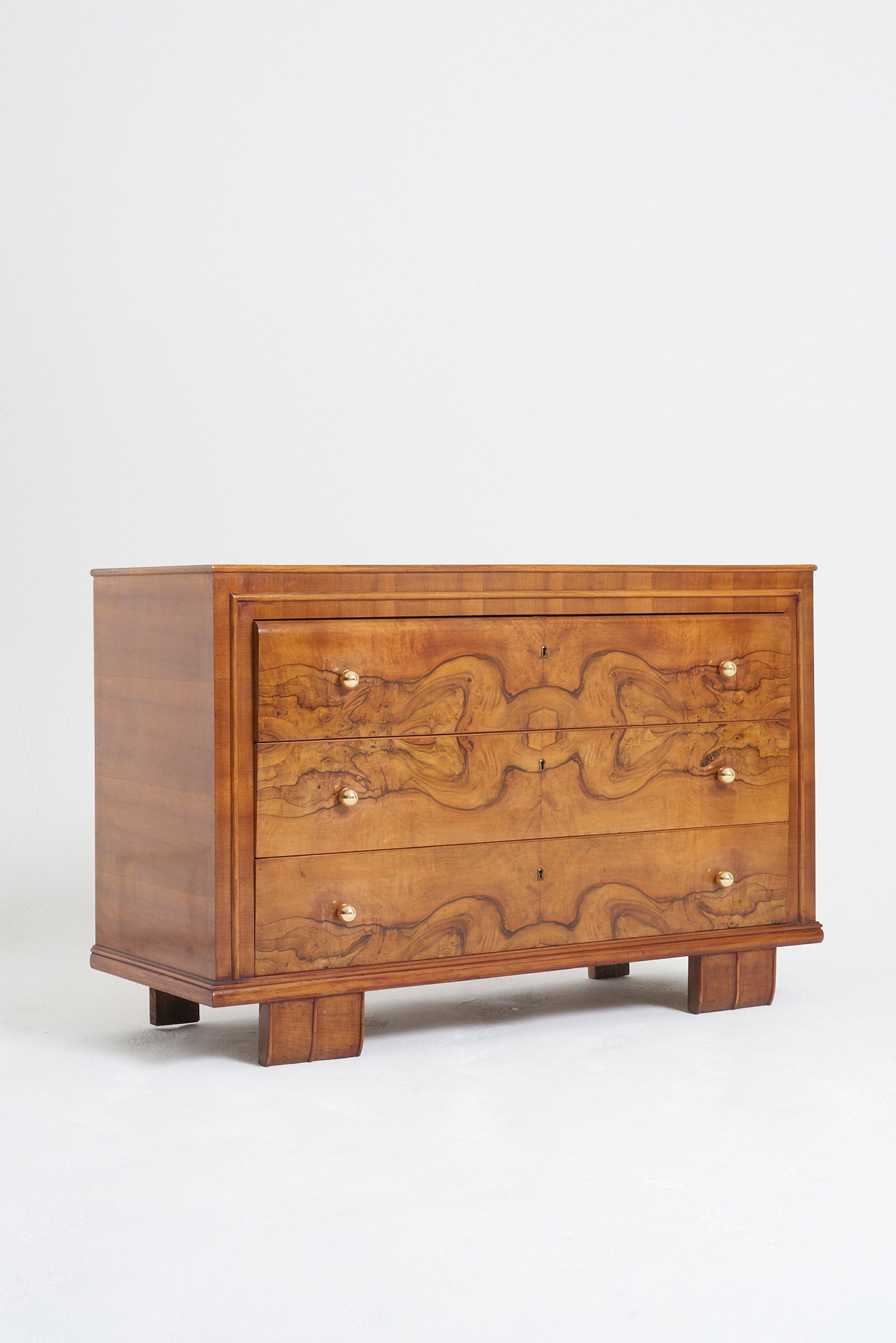 Art Deco Walnut Chest of Drawers