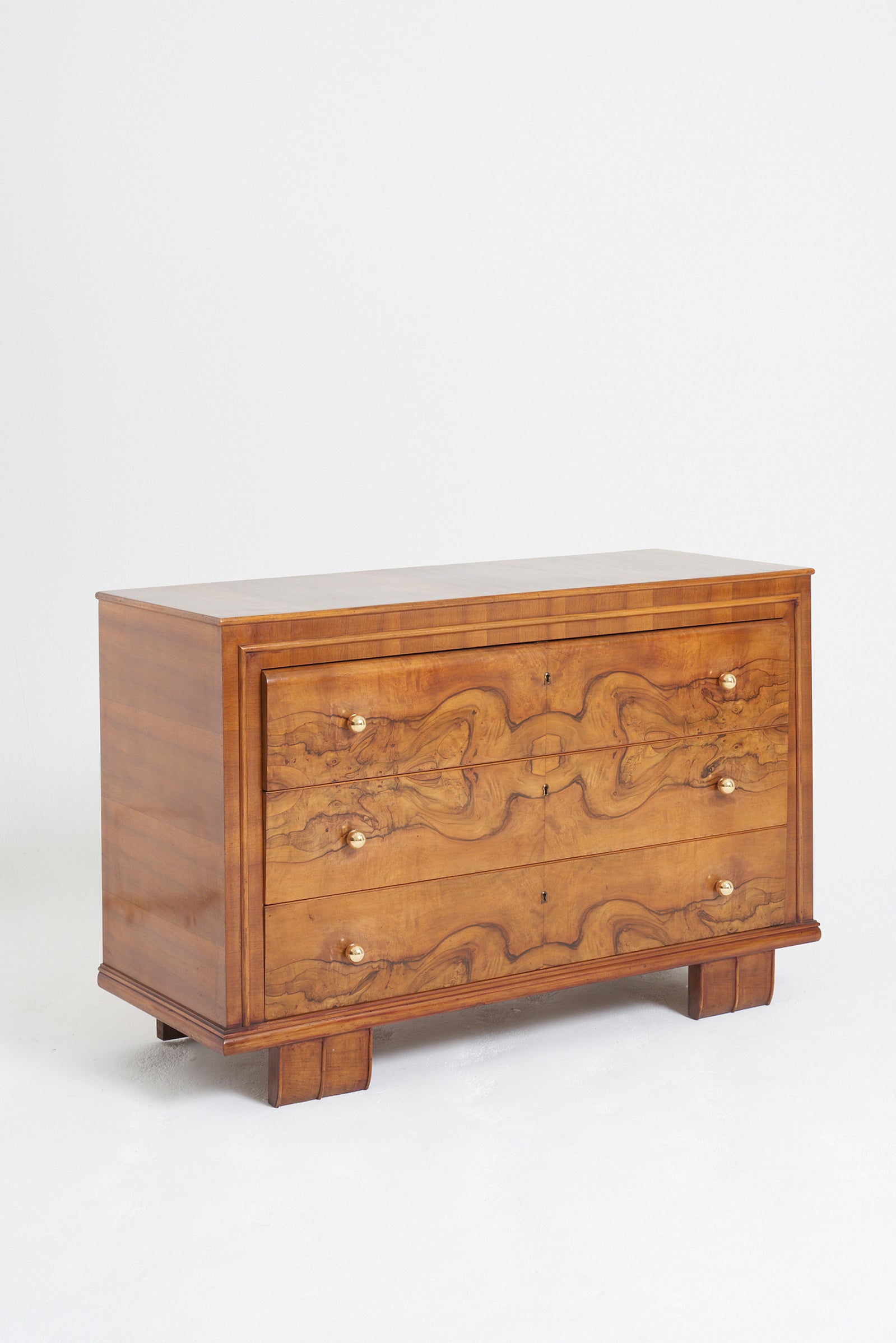 Art Deco Walnut Chest of Drawers
