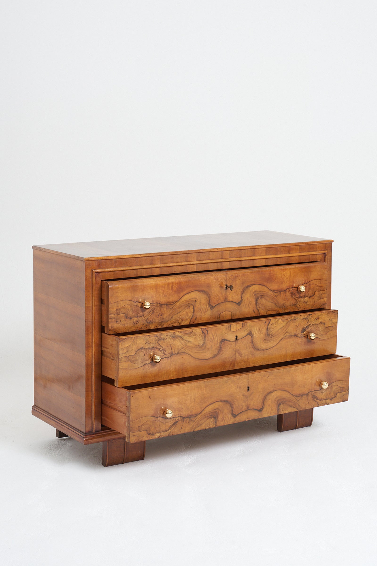 Art Deco Walnut Chest of Drawers