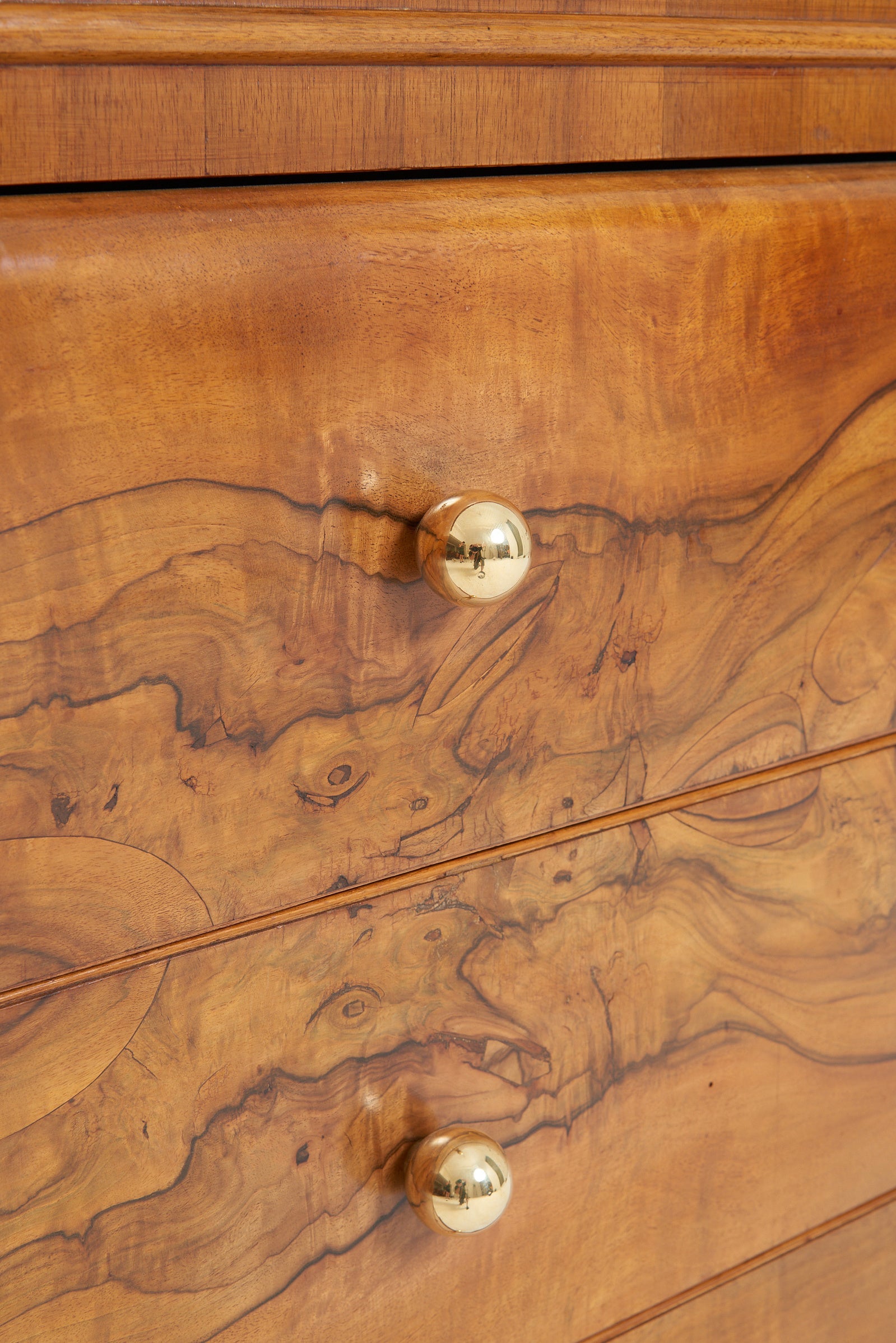 Art Deco Walnut Chest of Drawers