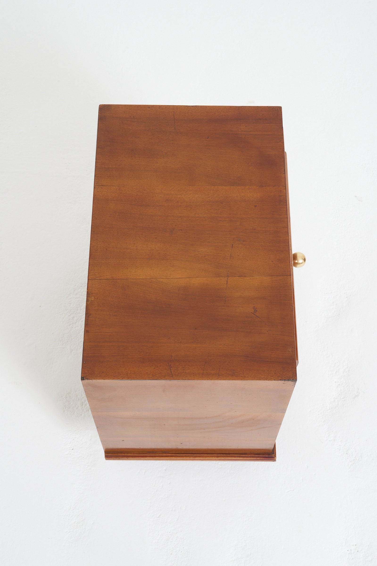 Pair of Art Deco Walnut Bedside Cabinets