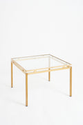 9088- Mid-Century Brass Coffee Table
