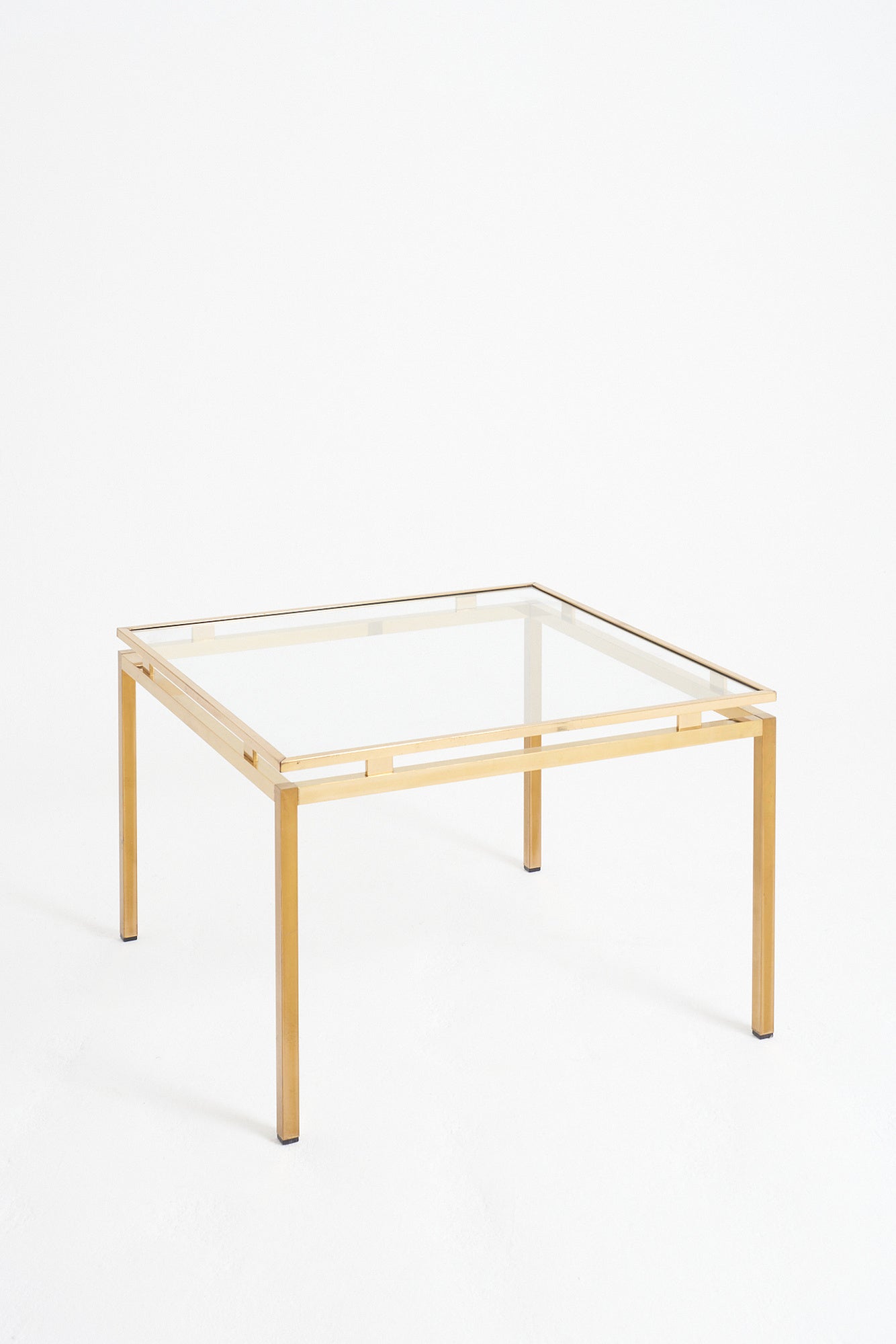 9088- Mid-Century Brass Coffee Table