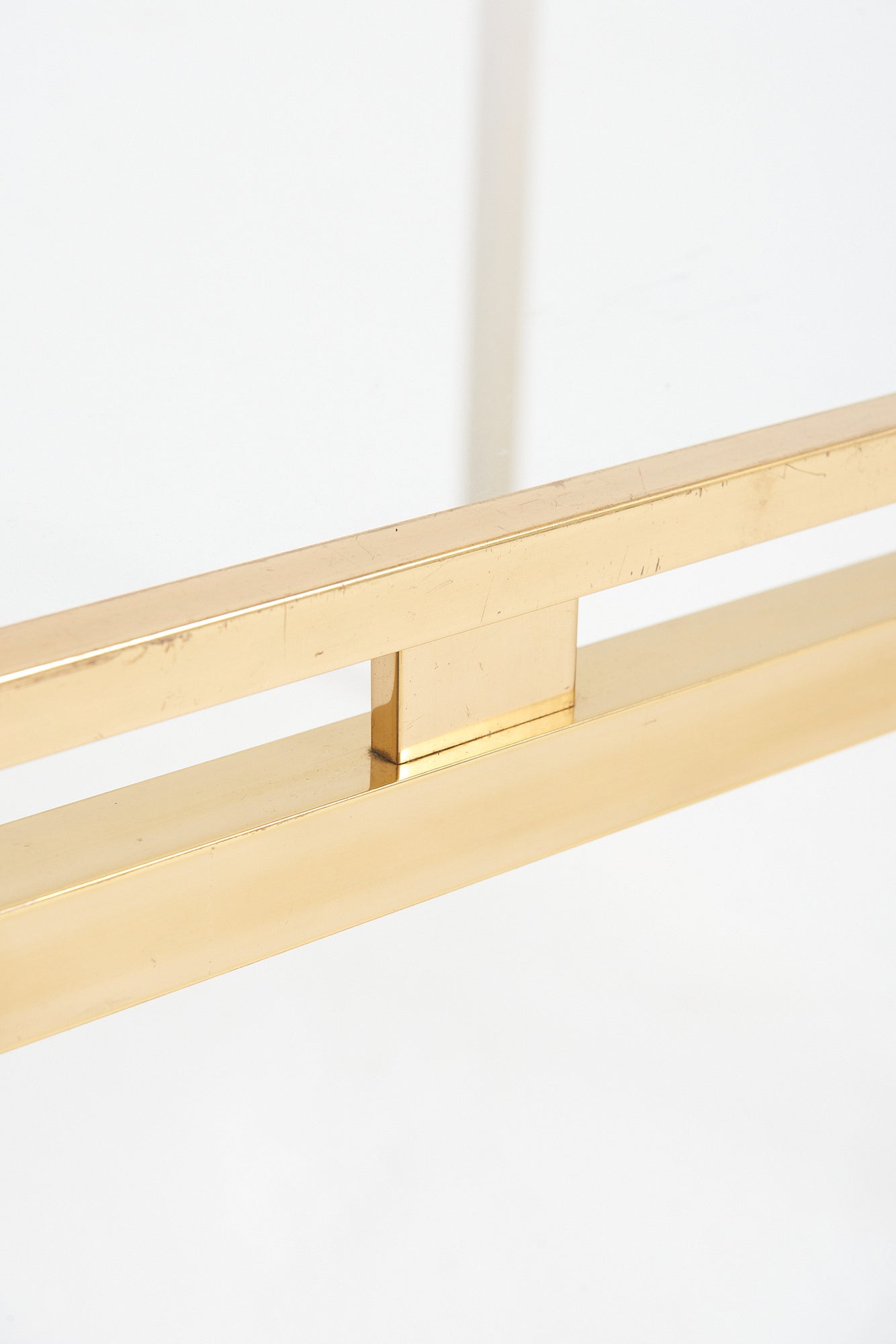 Mid-Century Brass Coffee Table