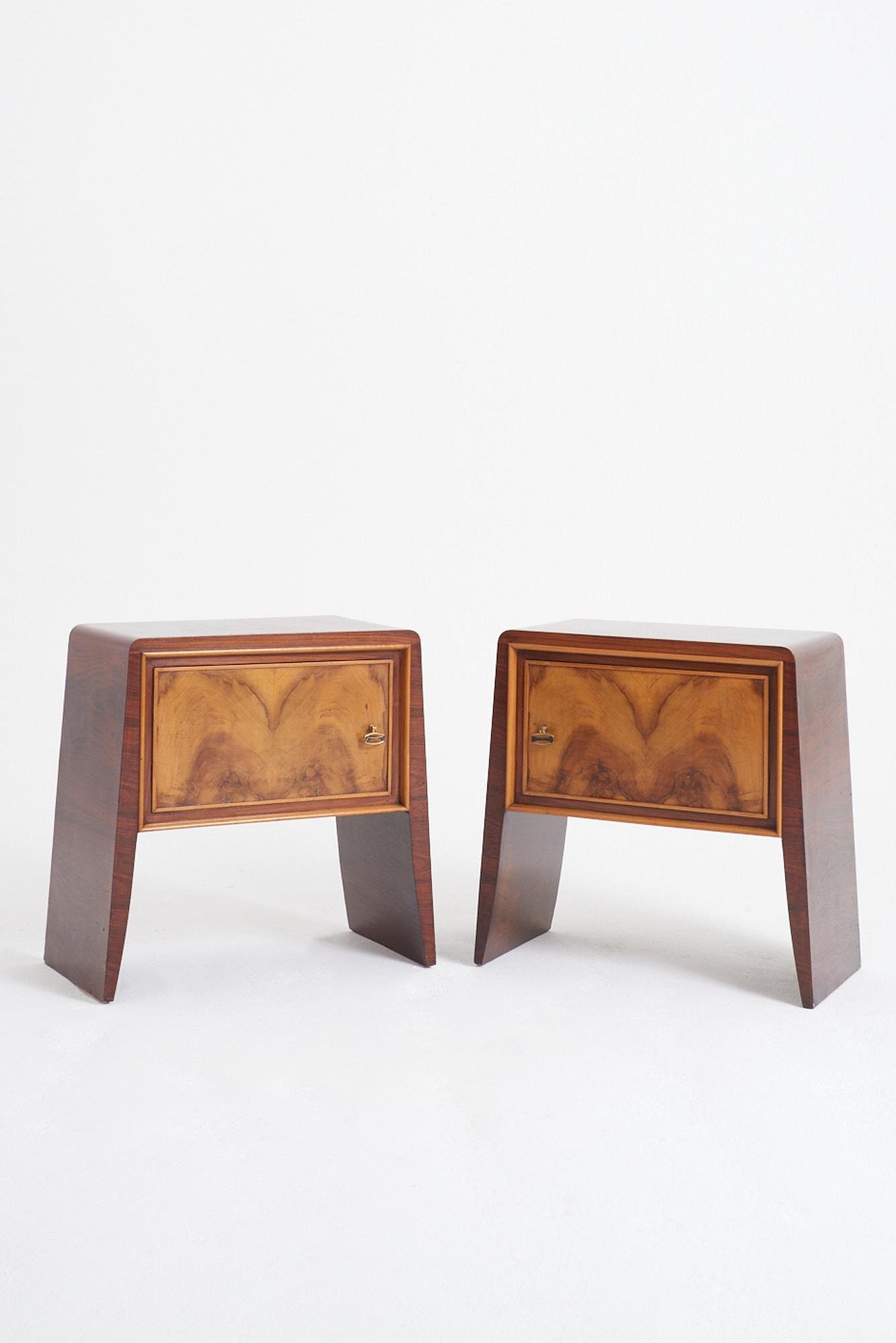 9044- Pair of 1940s Bedside Cabinets