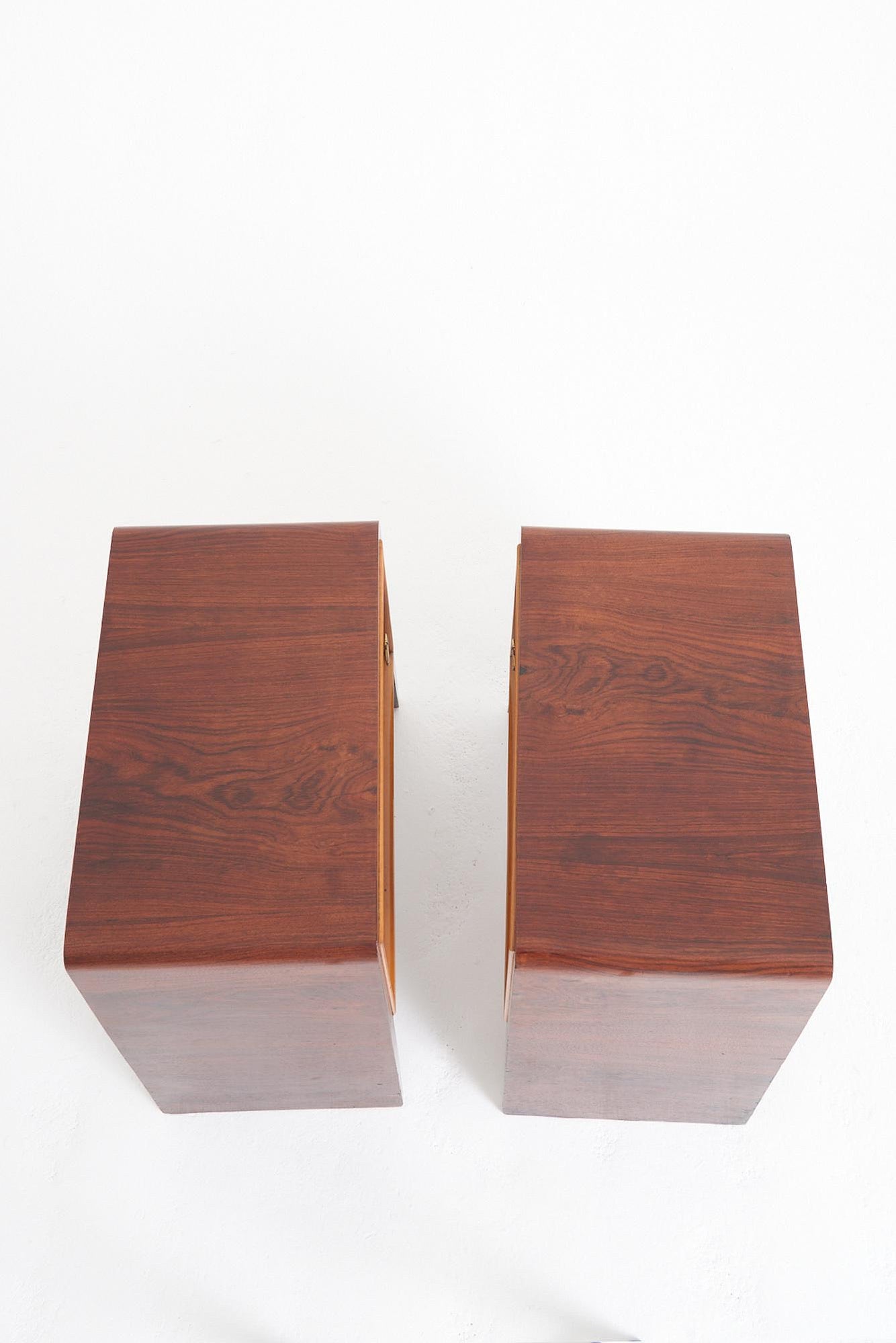 Pair of 1940s Bedside Cabinets