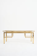 9045- Mid-Century Brass Coffee Table