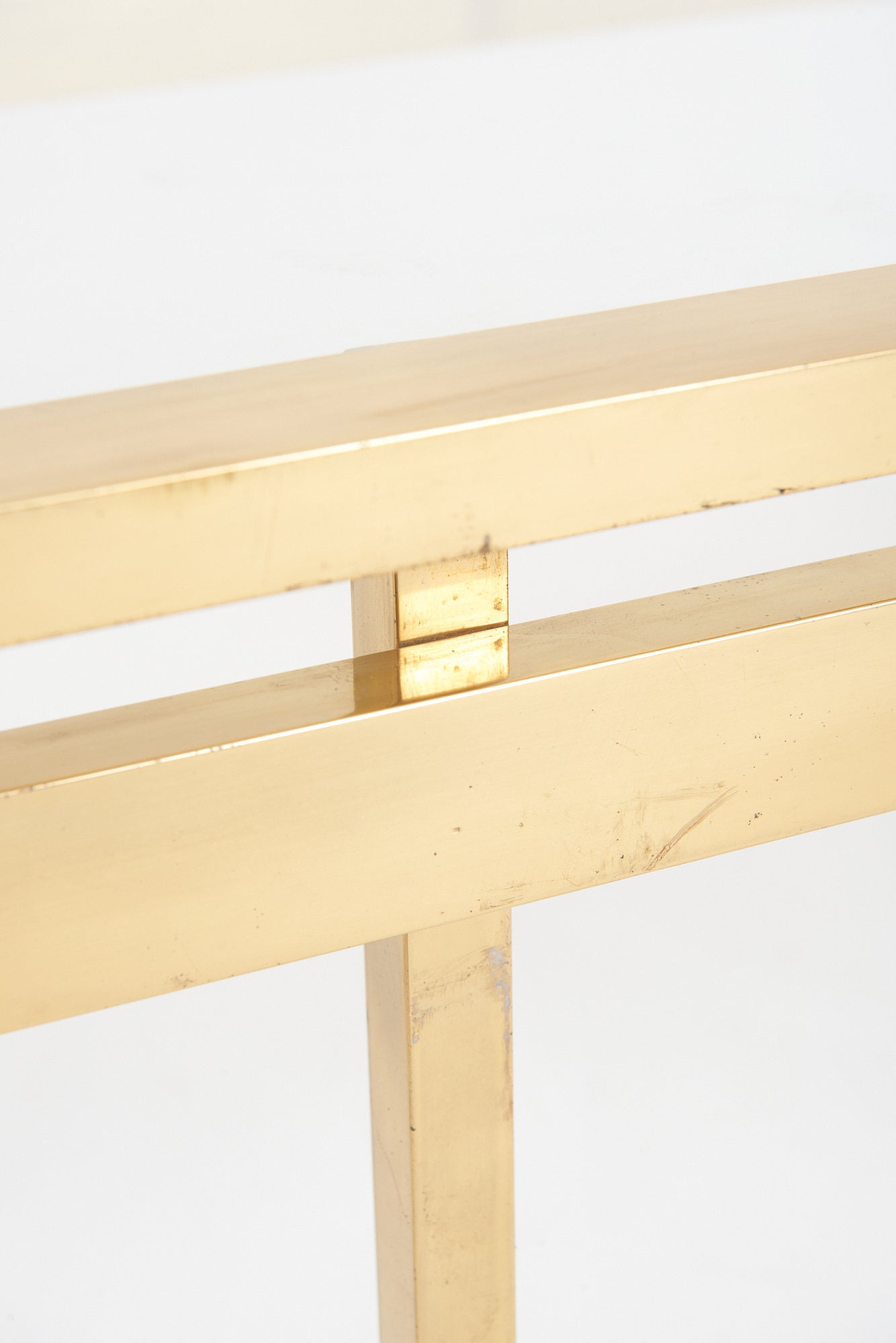 Mid-Century Brass Coffee Table