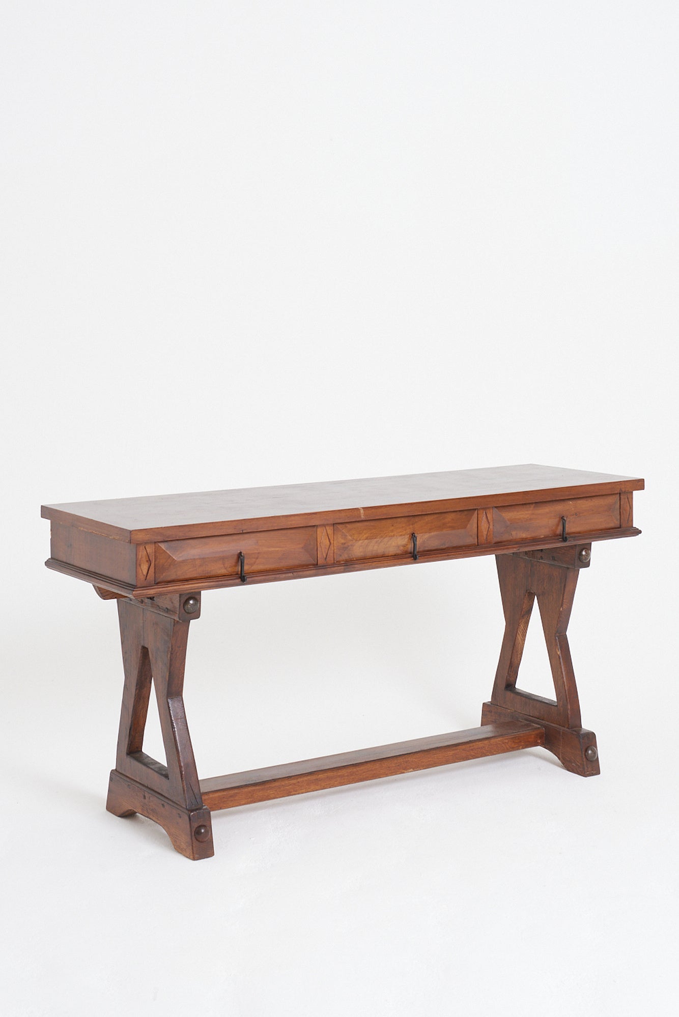 9070- Mid-Century Large Console Table