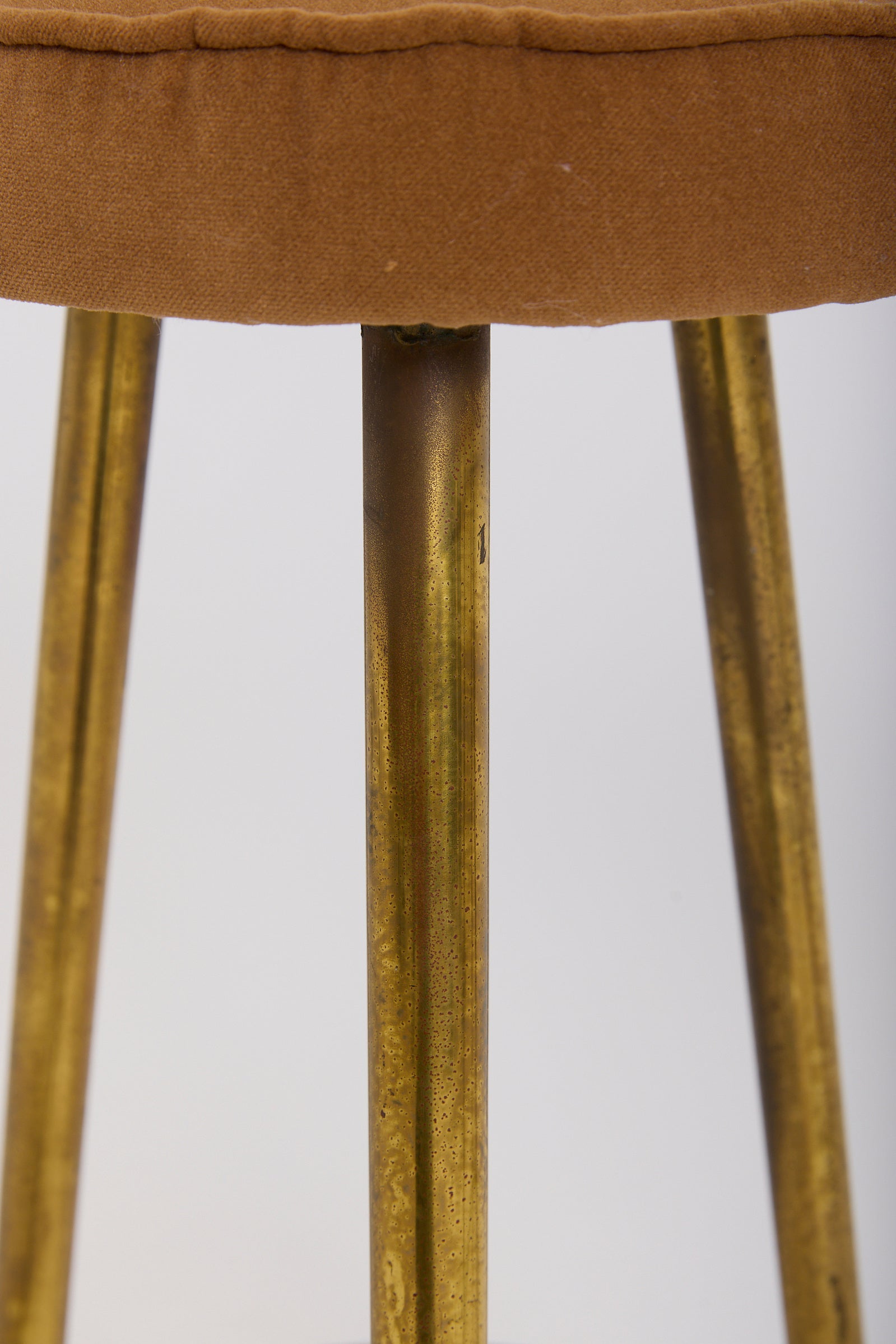 Pair of Brass Bar Stools