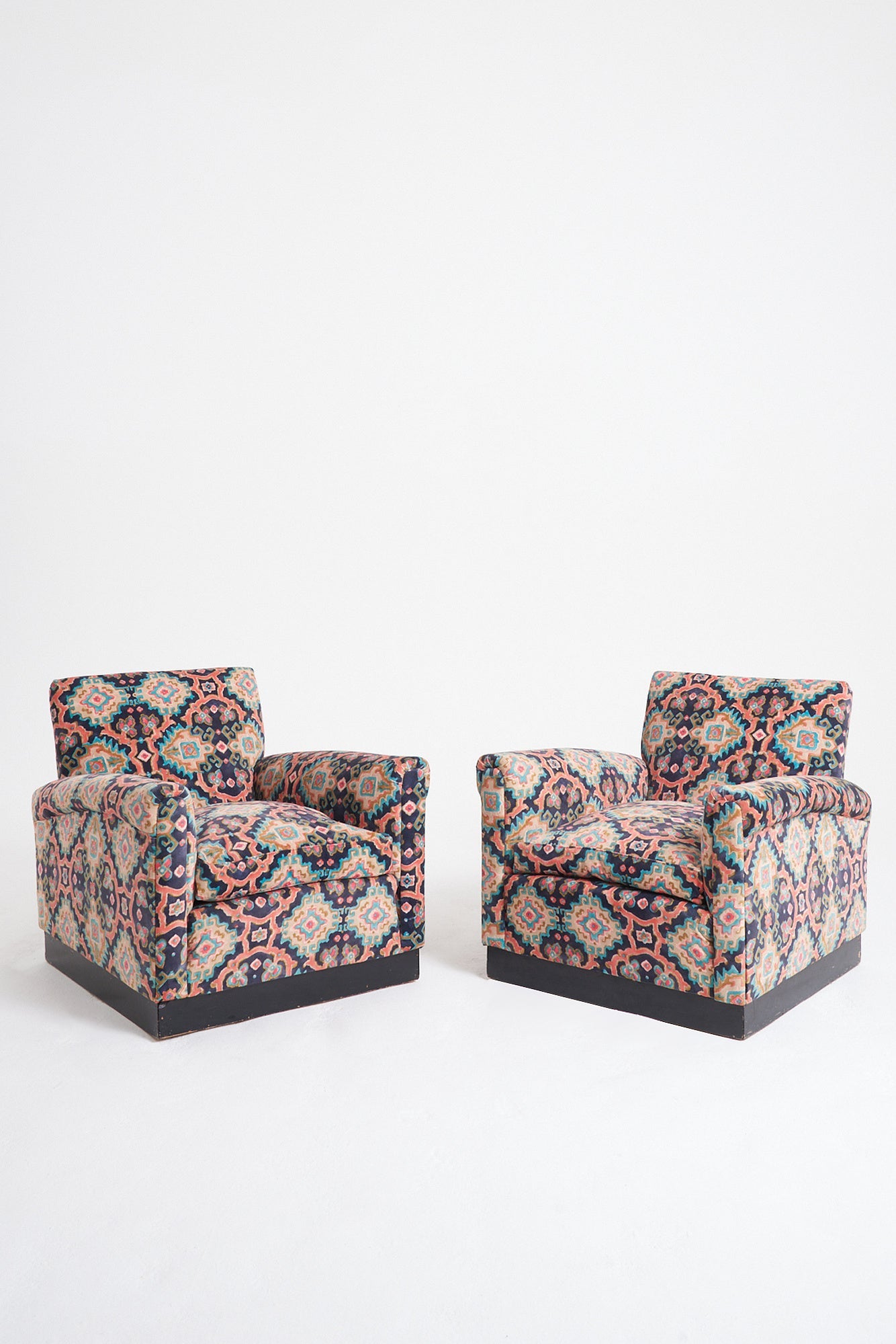 9078- Pair of Art Deco Armchairs