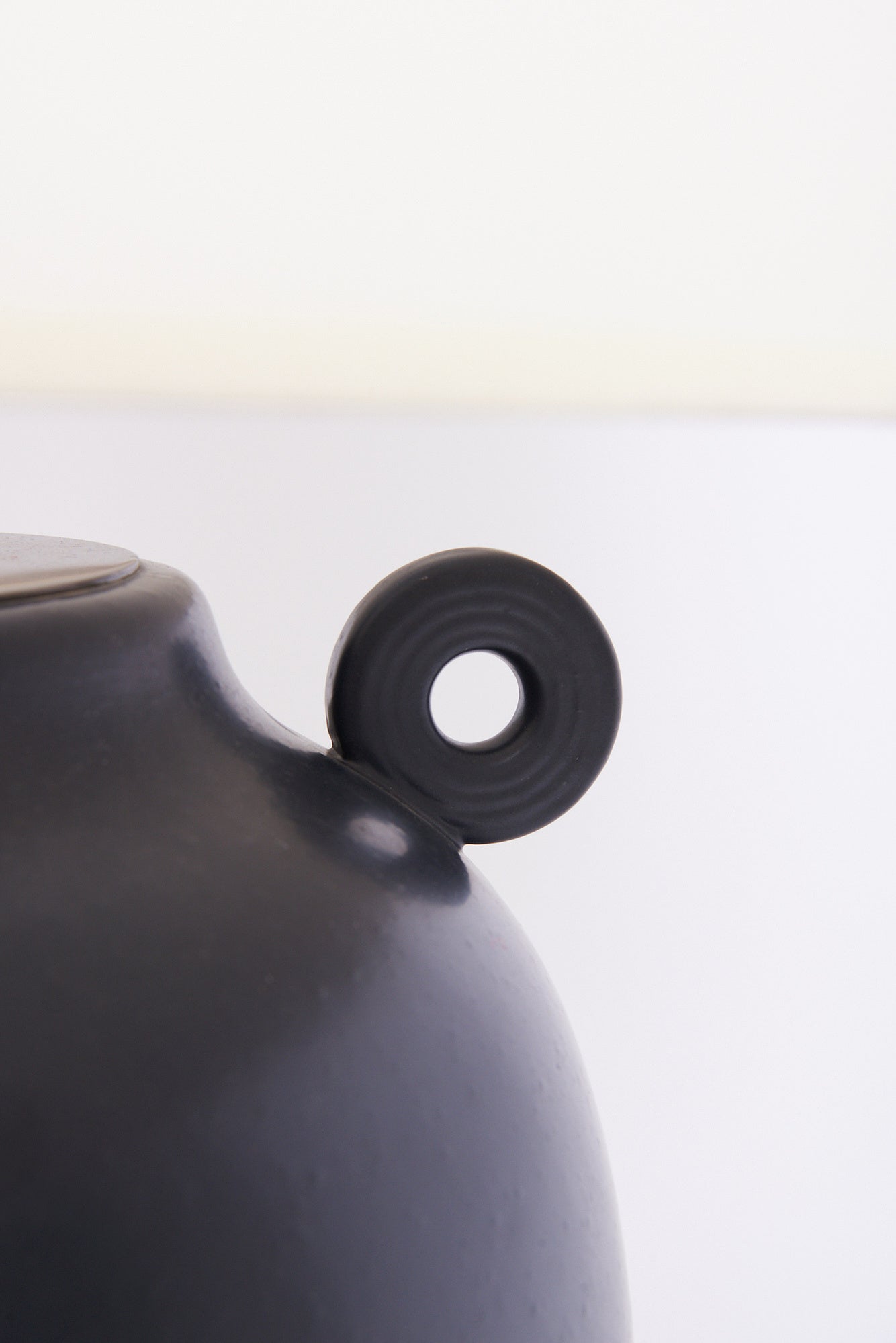 Large Black Ceramic Table Lamp