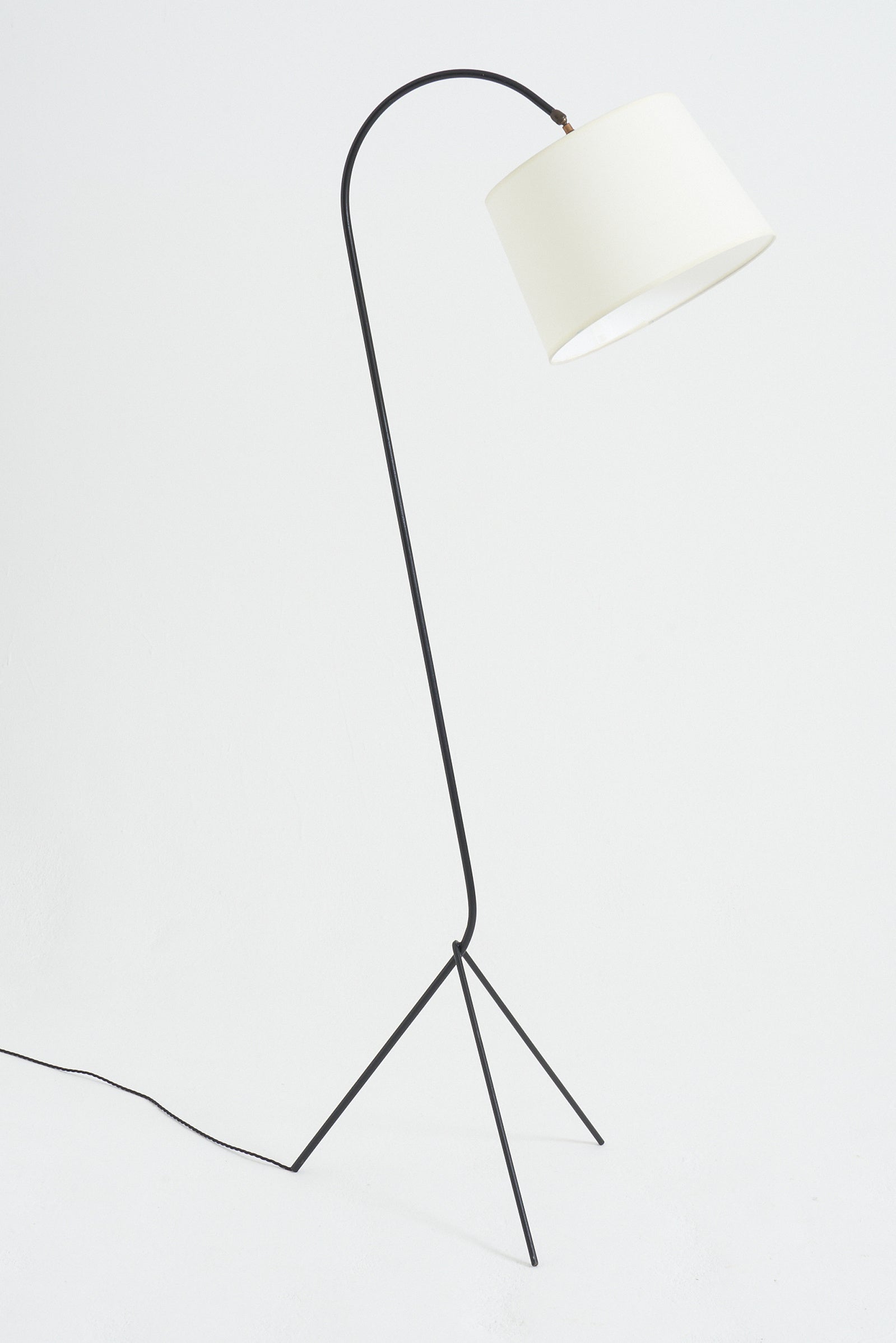 9098- Mid-Century Black Floor Lamp
