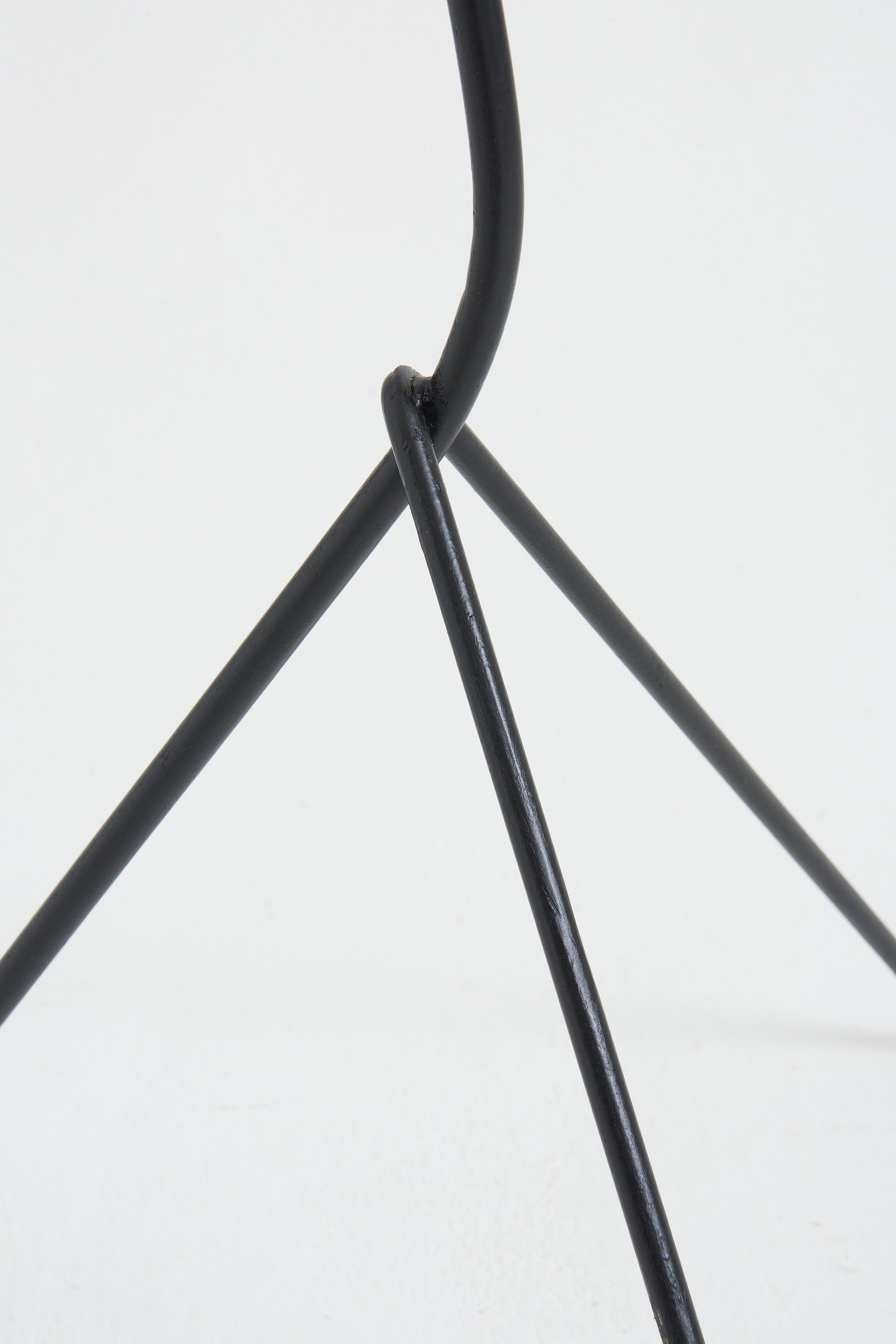 Mid-Century Black Floor Lamp