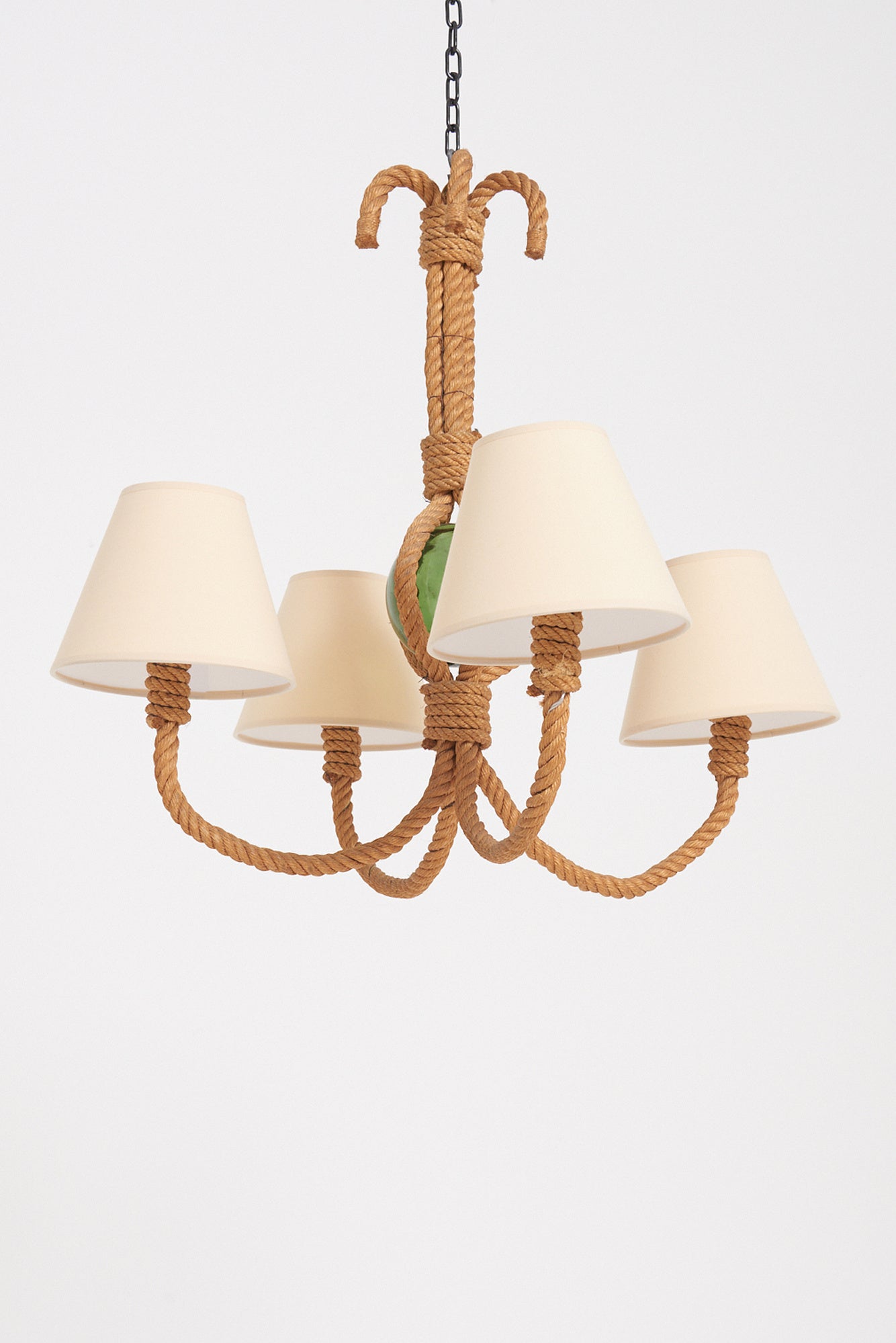 9103- Rope Ceiling Light by Audoux-Minet