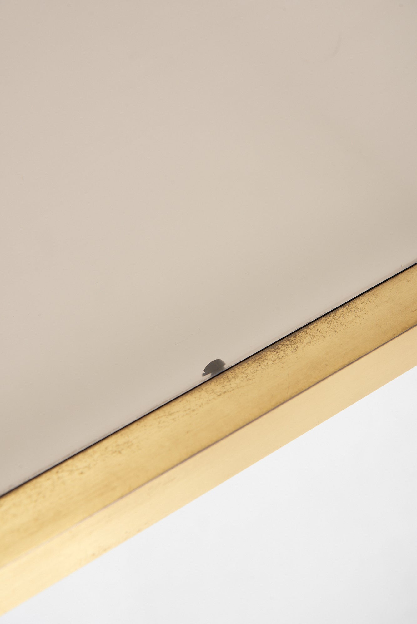 Mid-Century Brass Console Table
