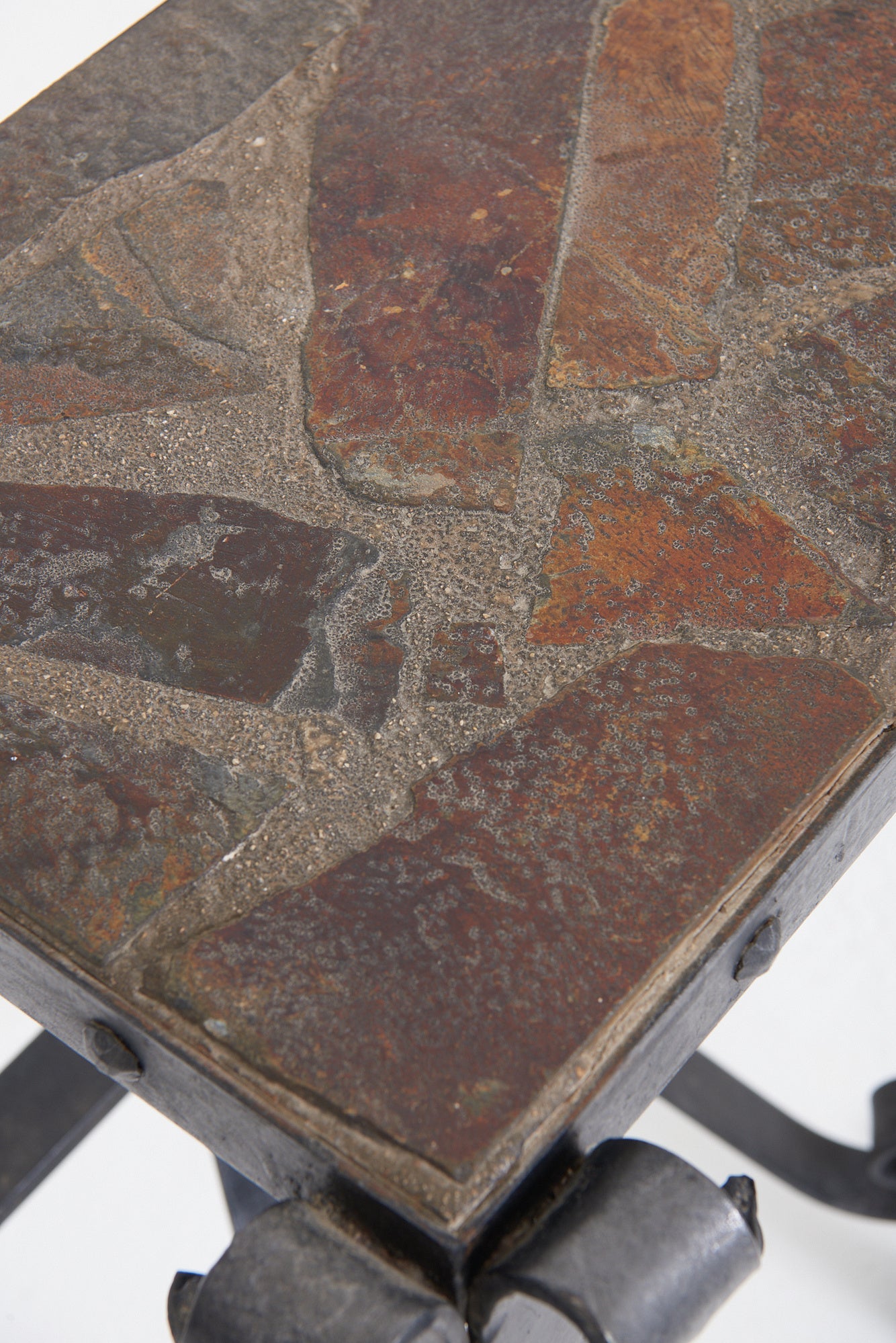Pair of Wrought Iron Side Tables - Console Tables