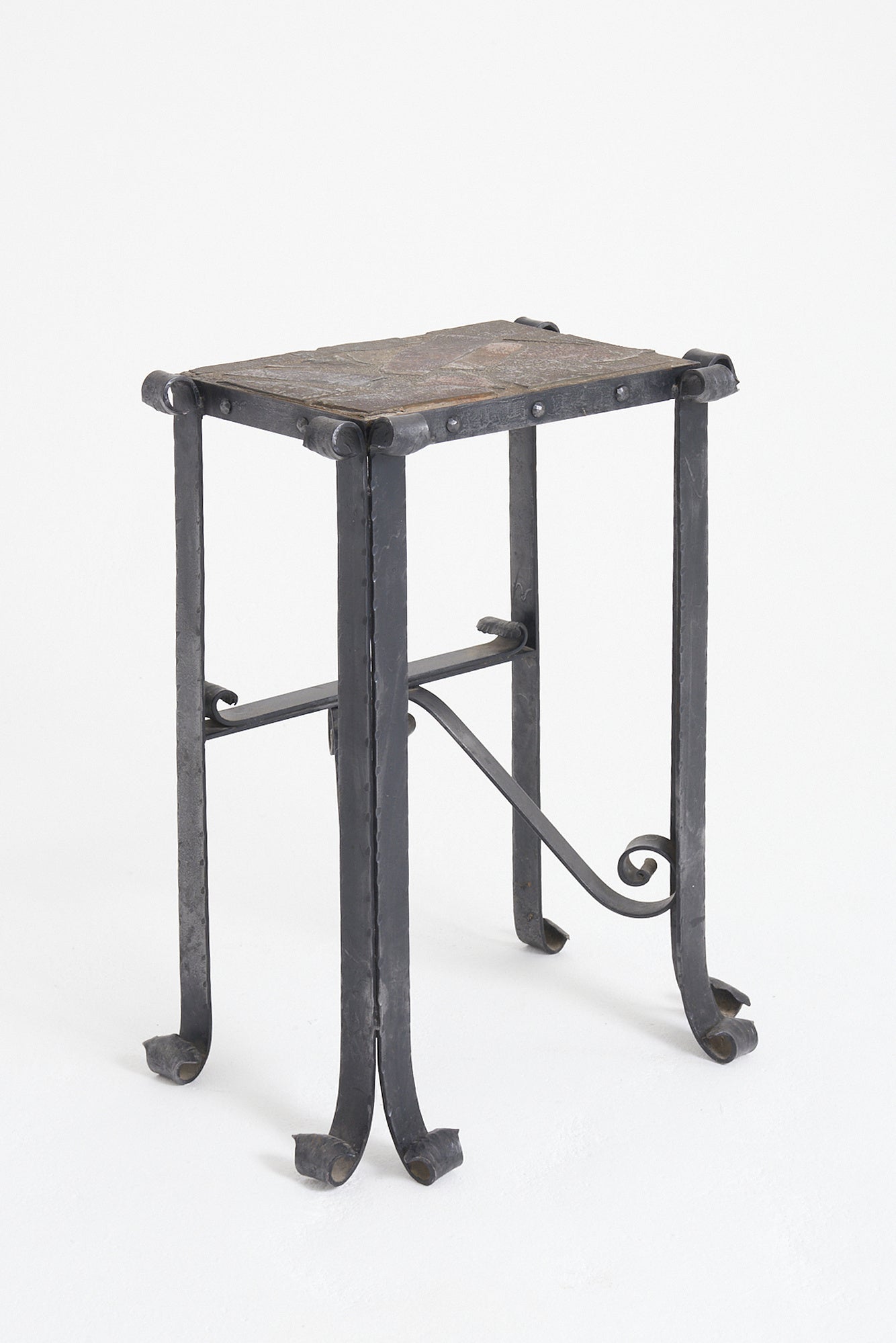 Pair of Wrought Iron Side Tables - Console Tables