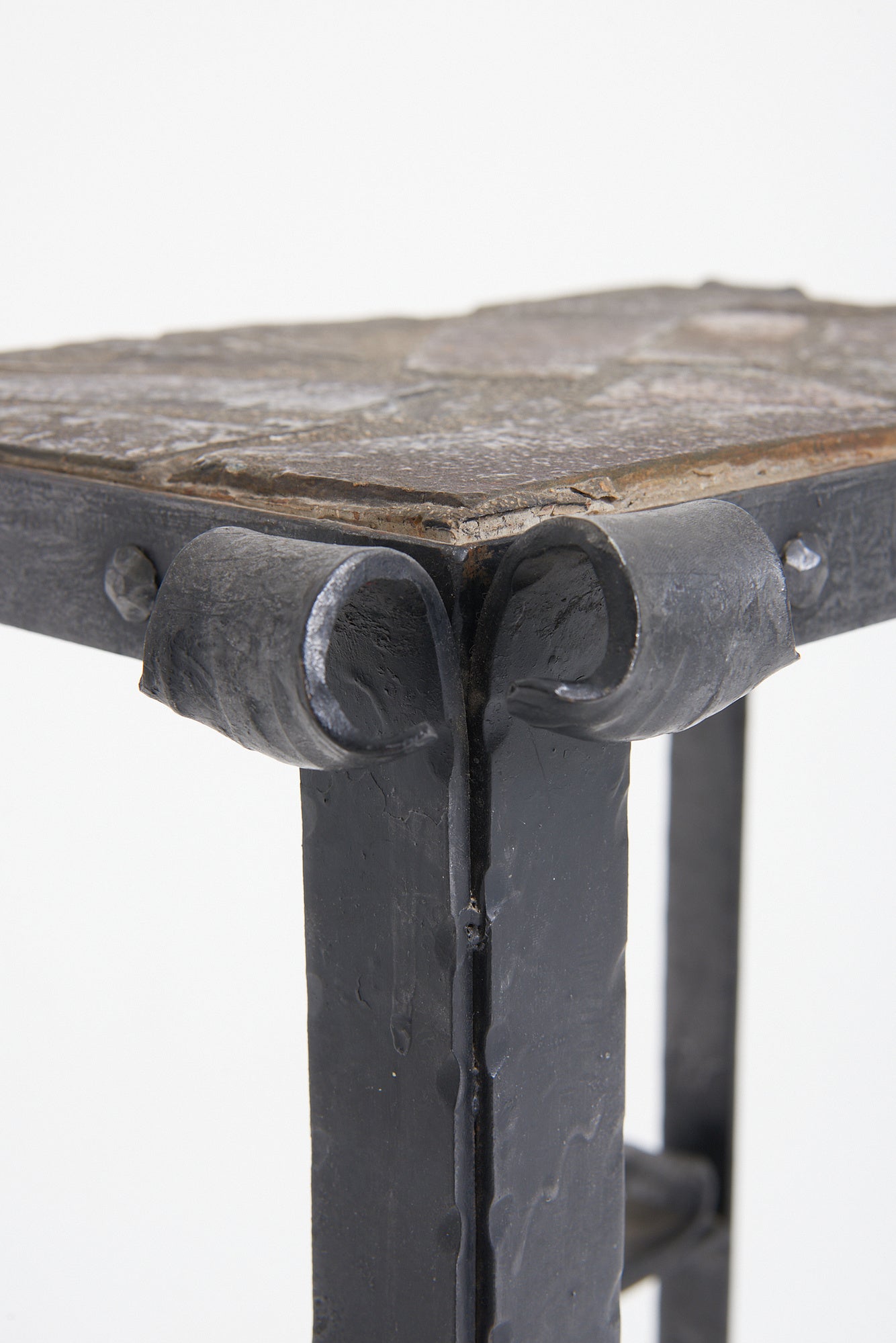 Pair of Wrought Iron Side Tables - Console Tables