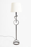 9158- Forged Iron Floor Lamp