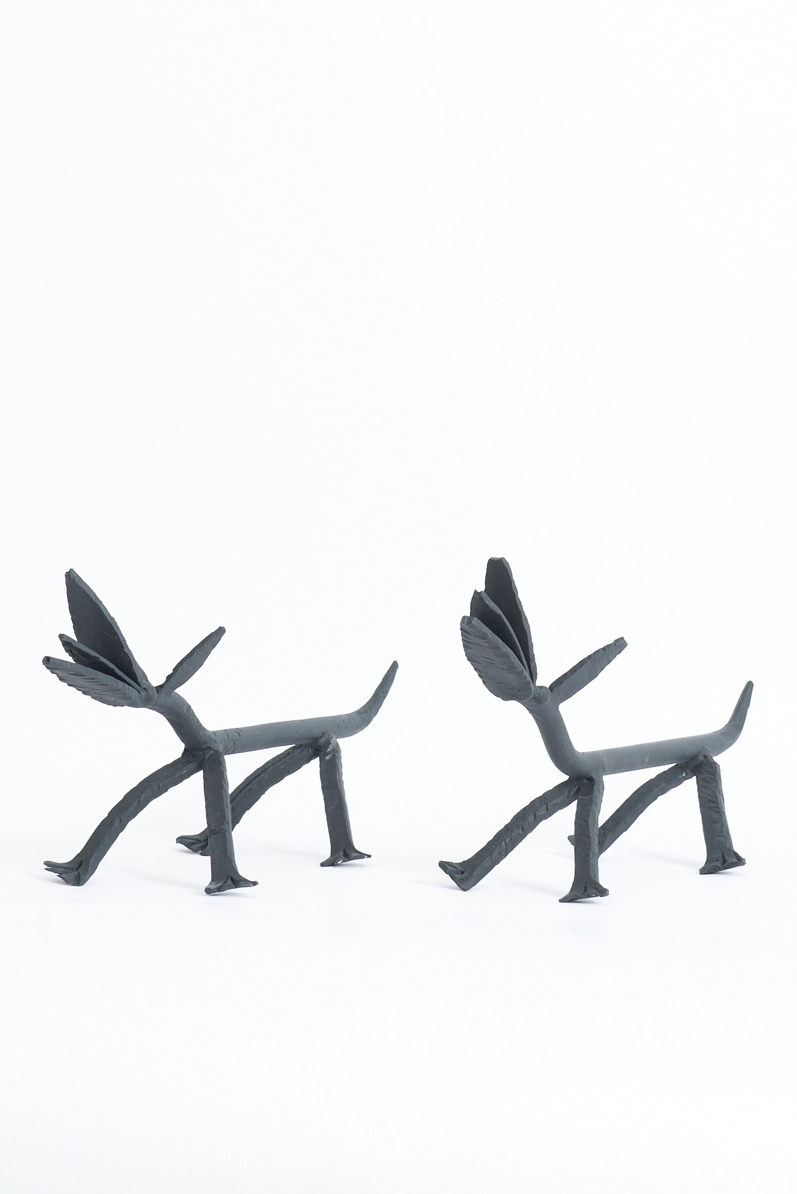 Forged Iron Fire Dogs