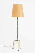 9170- Mid-Century Gilt Chain Links Floor Lamp