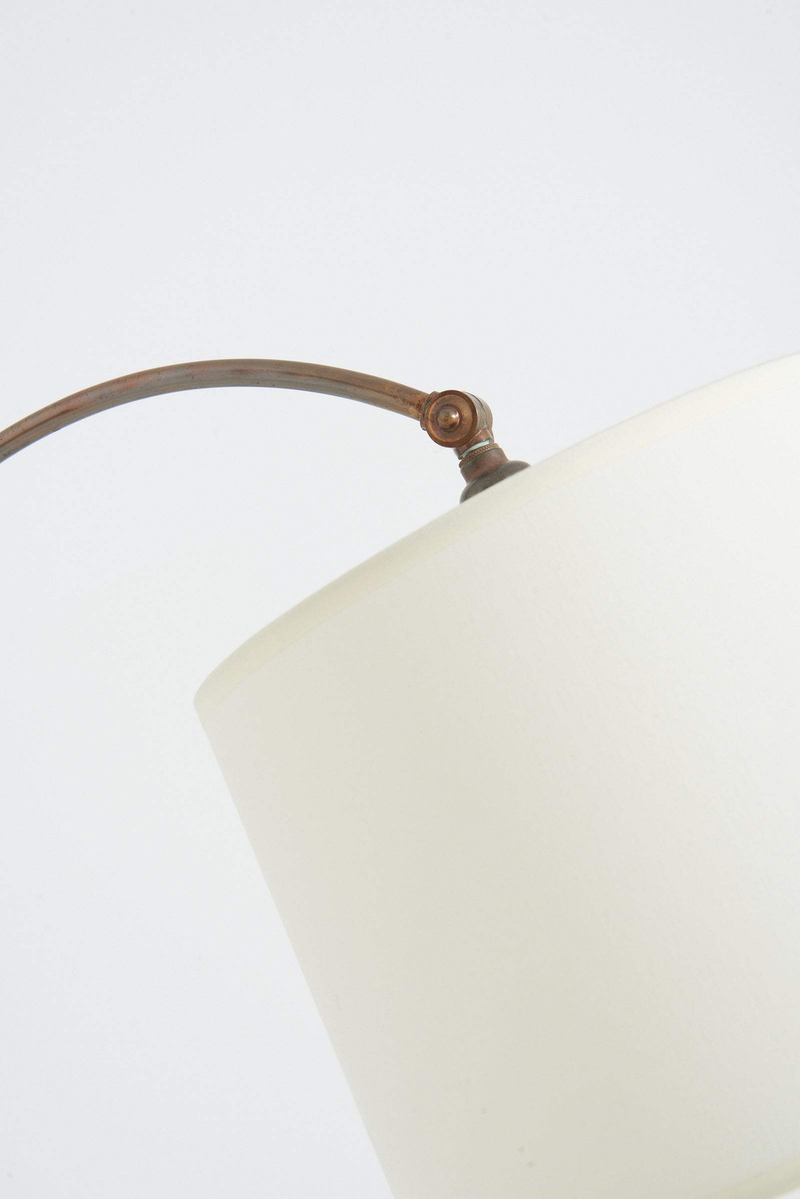 Mid-Century Brass Reading Floor lamp