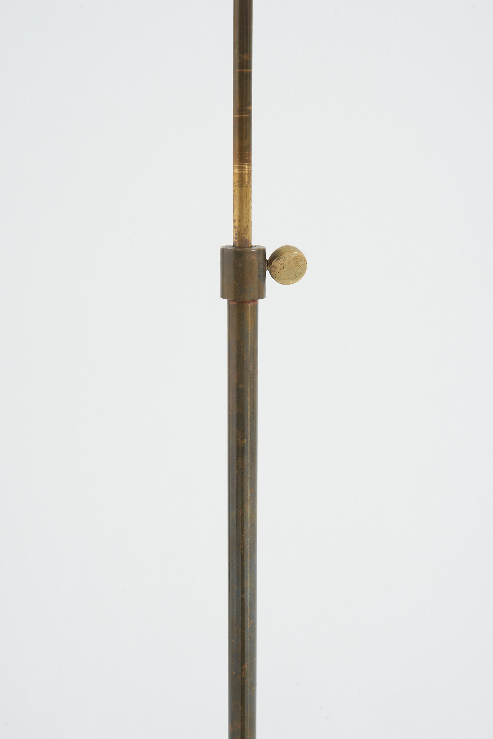 Mid-Century Brass Reading Floor lamp