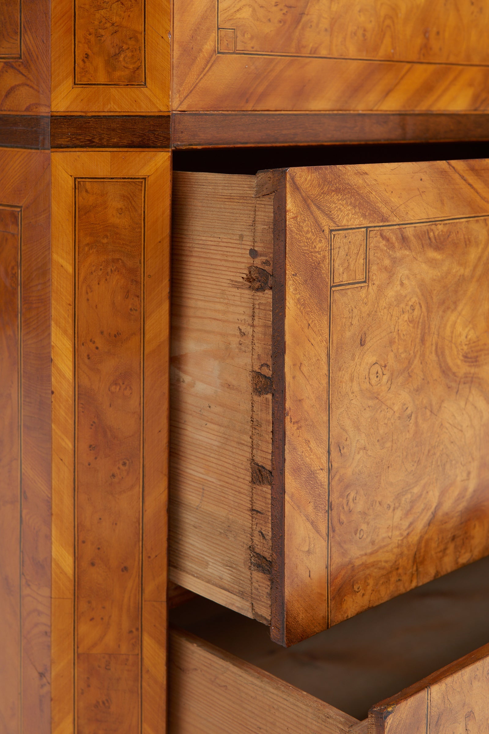 Early 19th Century Swedish Walnut Chest of Drawers