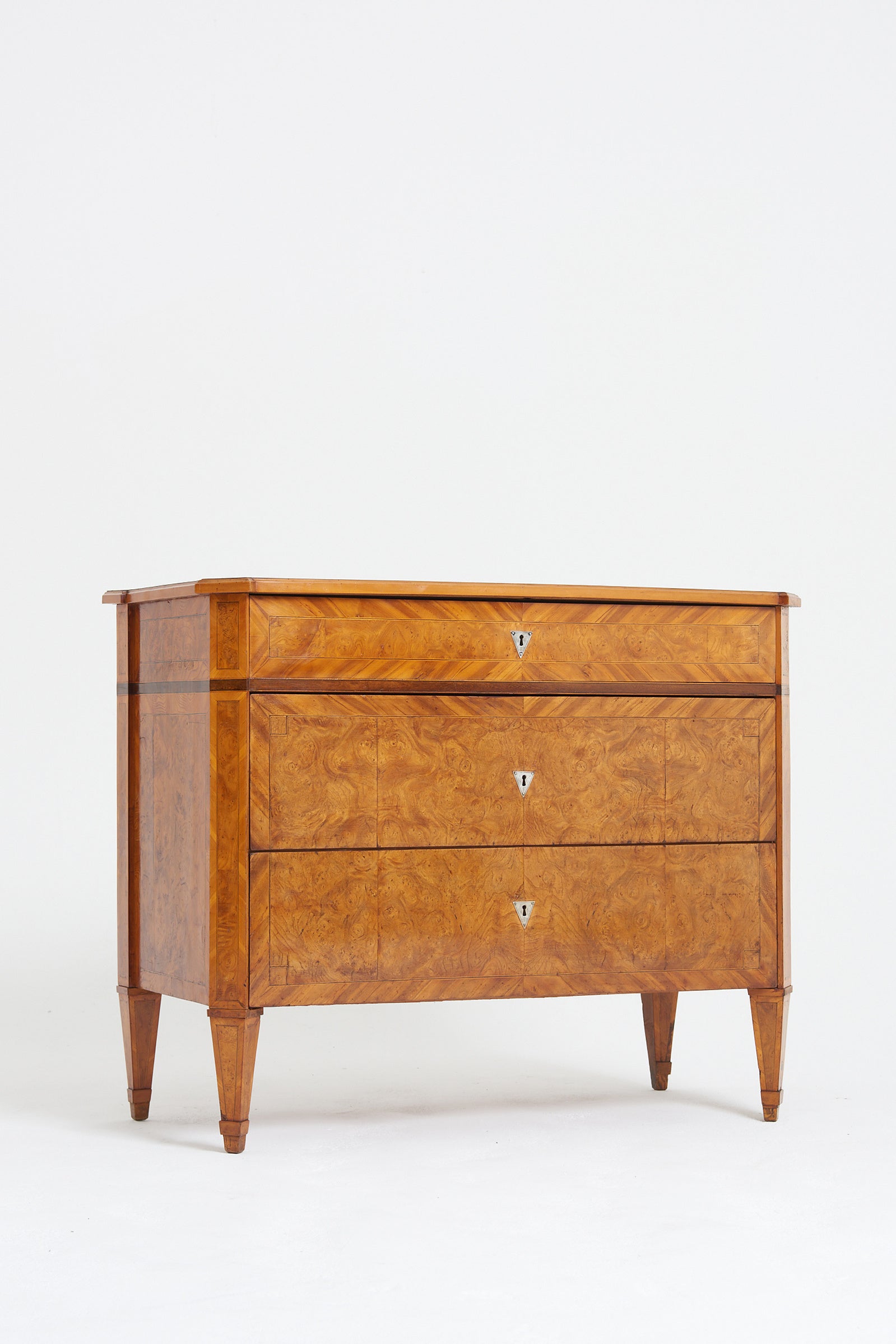 Early 19th Century Swedish Walnut Chest of Drawers