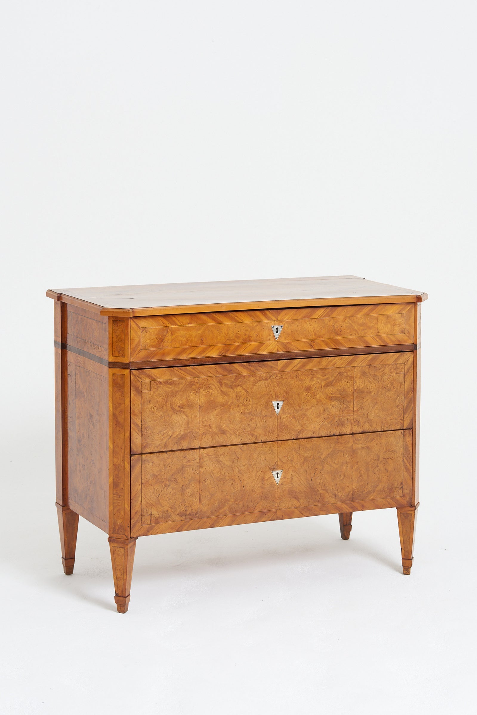 Early 19th Century Swedish Walnut Chest of Drawers