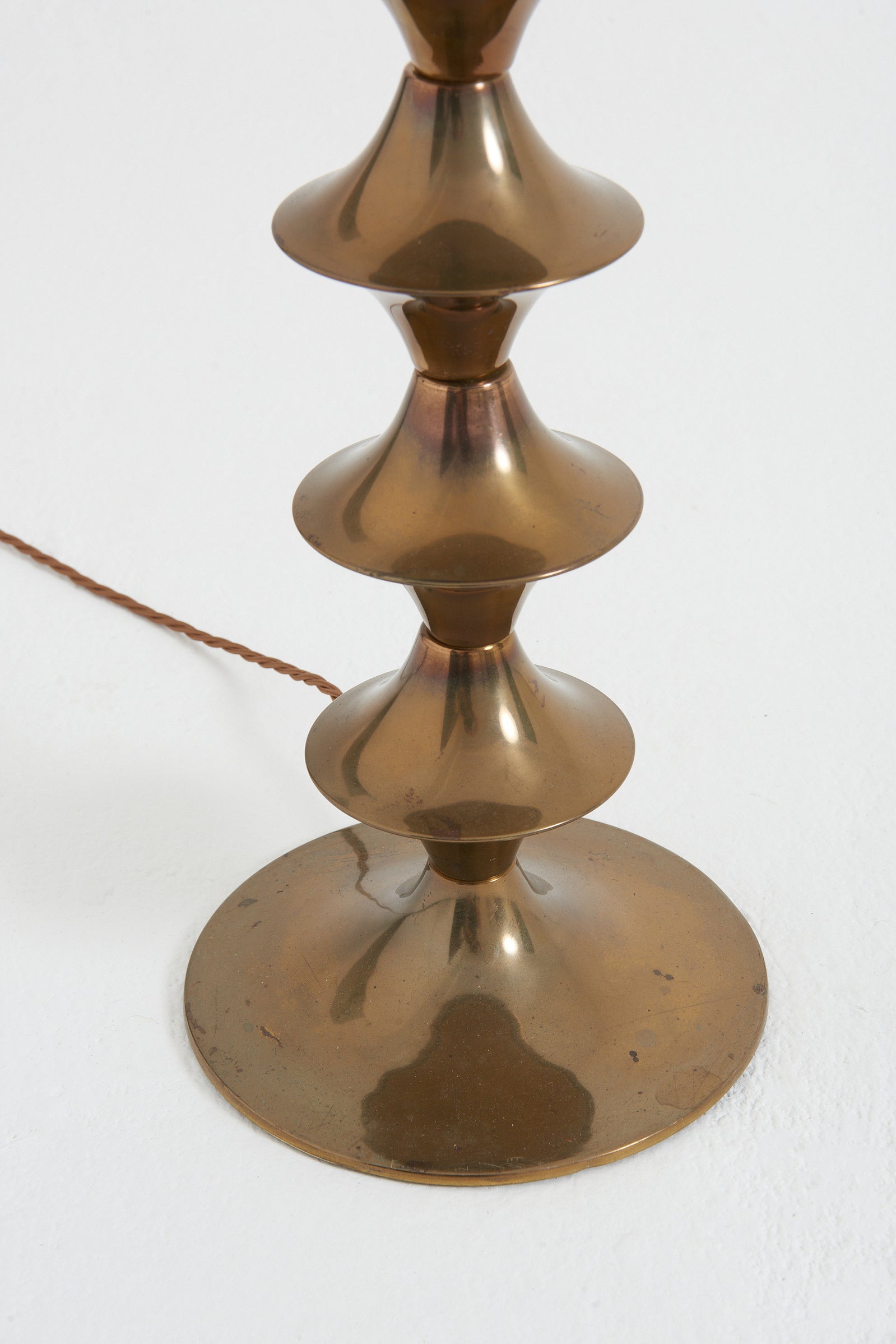 Mid-Century Brass Floor Lamp