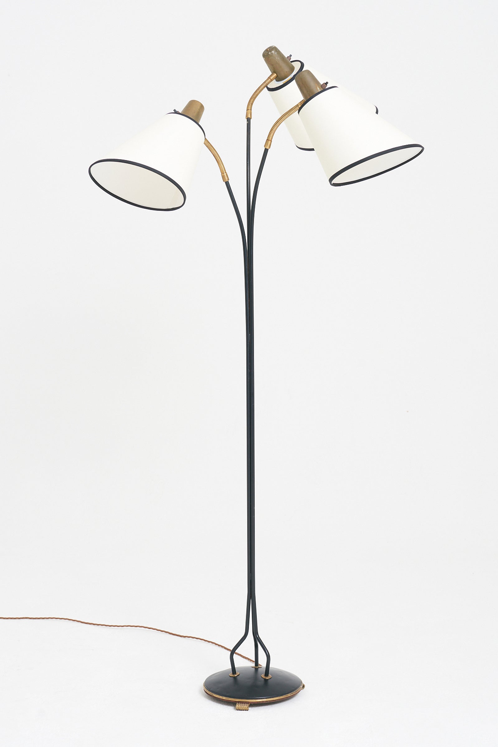9181- Mid-Century Three-Arm Floor Lamp