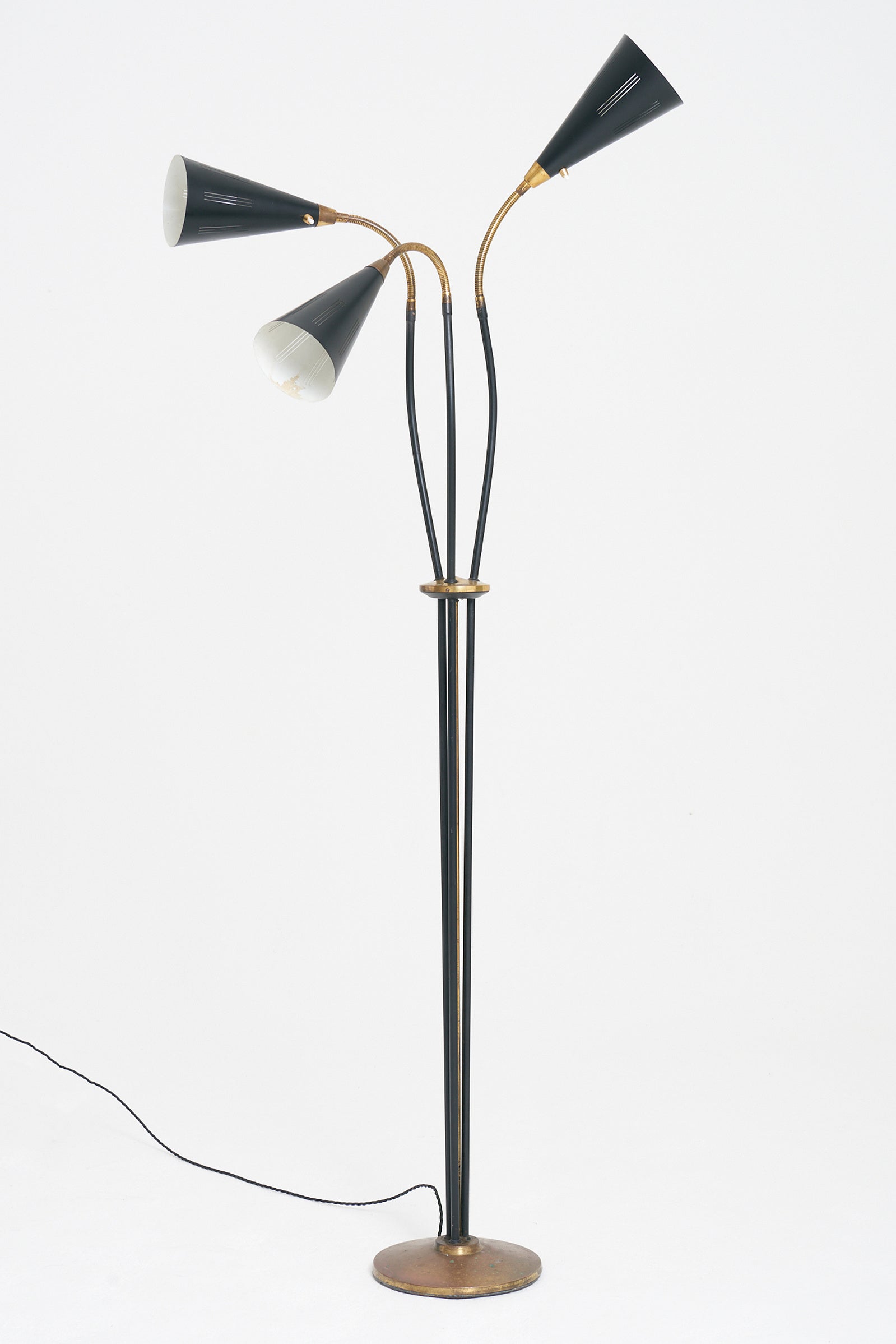 Mid-Century Three-Arm Floor Lamp