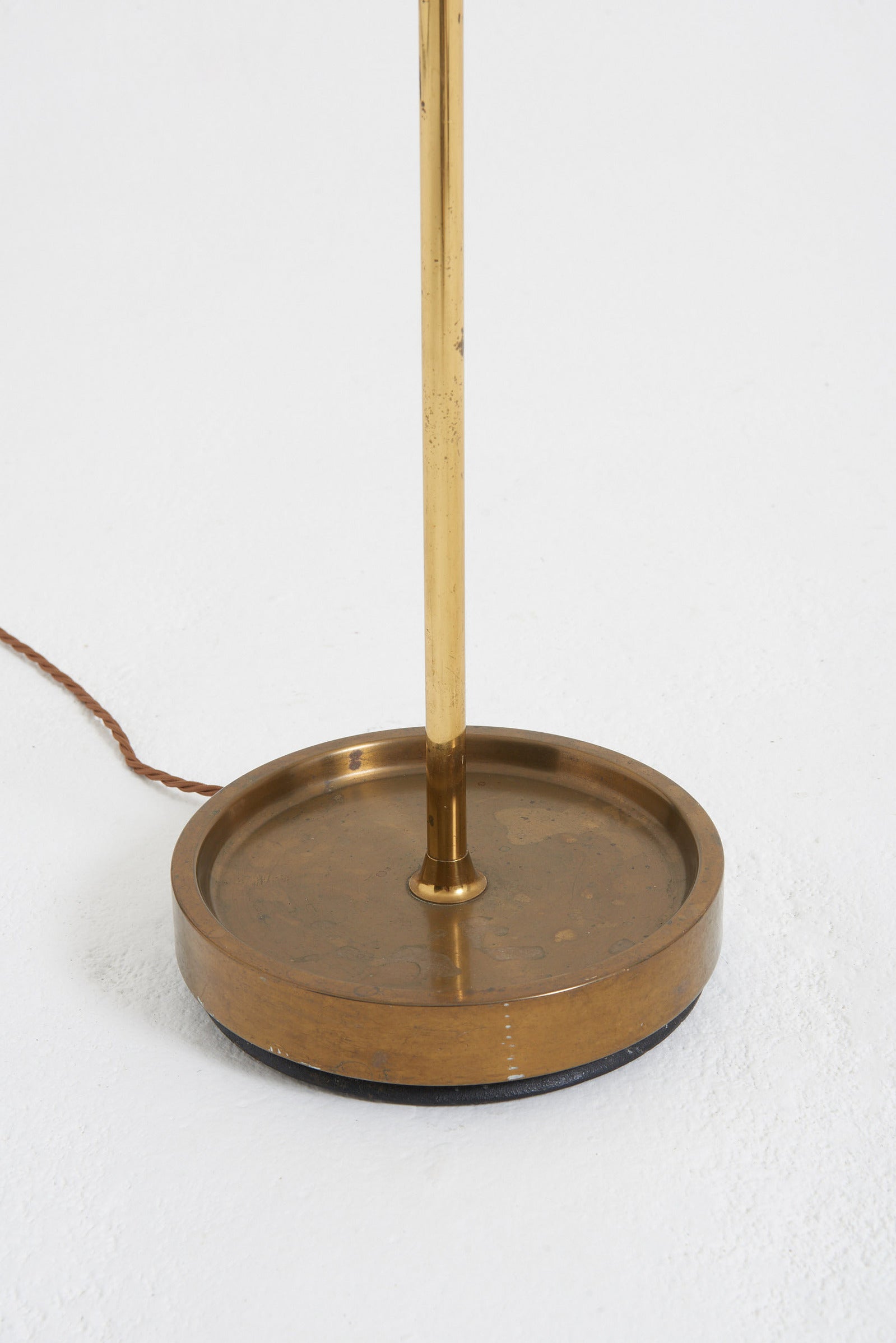 Mid-Century Brass Floor Lamp