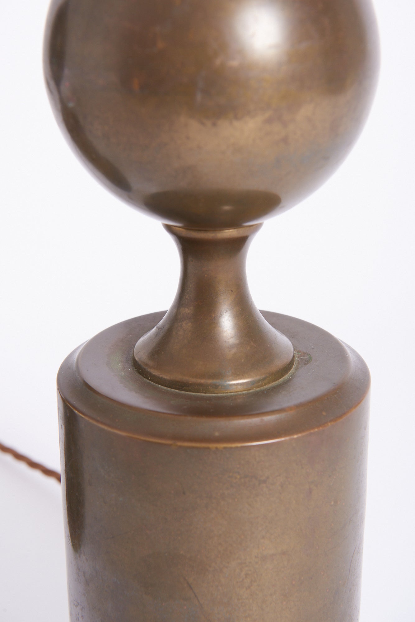 Pair of French Brass Table Lamps
