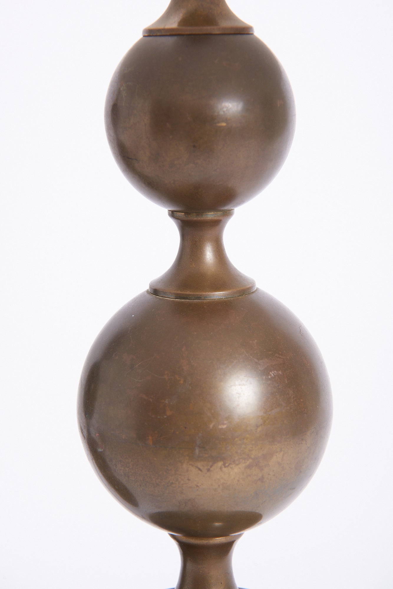 Pair of French Brass Table Lamps