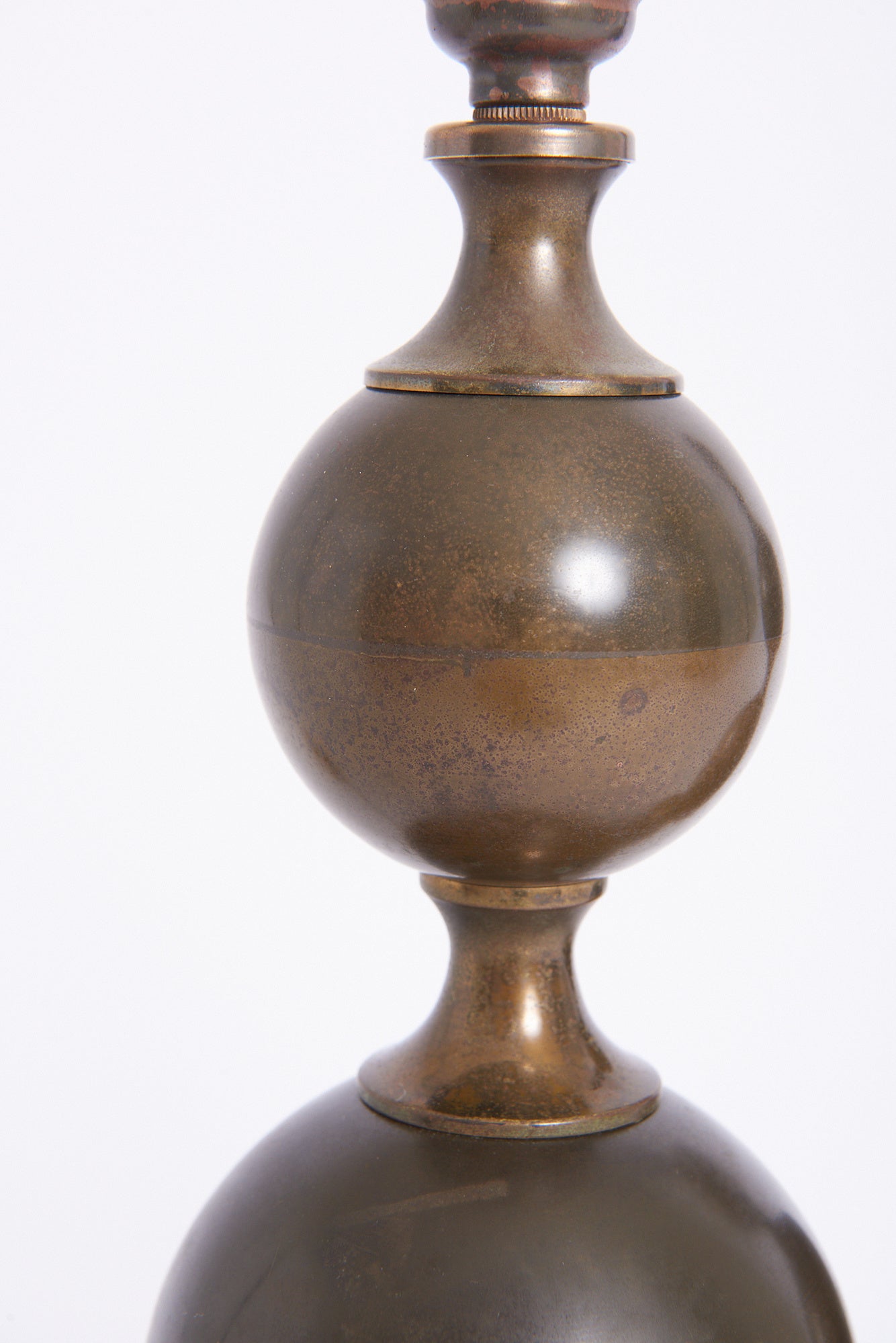Pair of French Brass Table Lamps