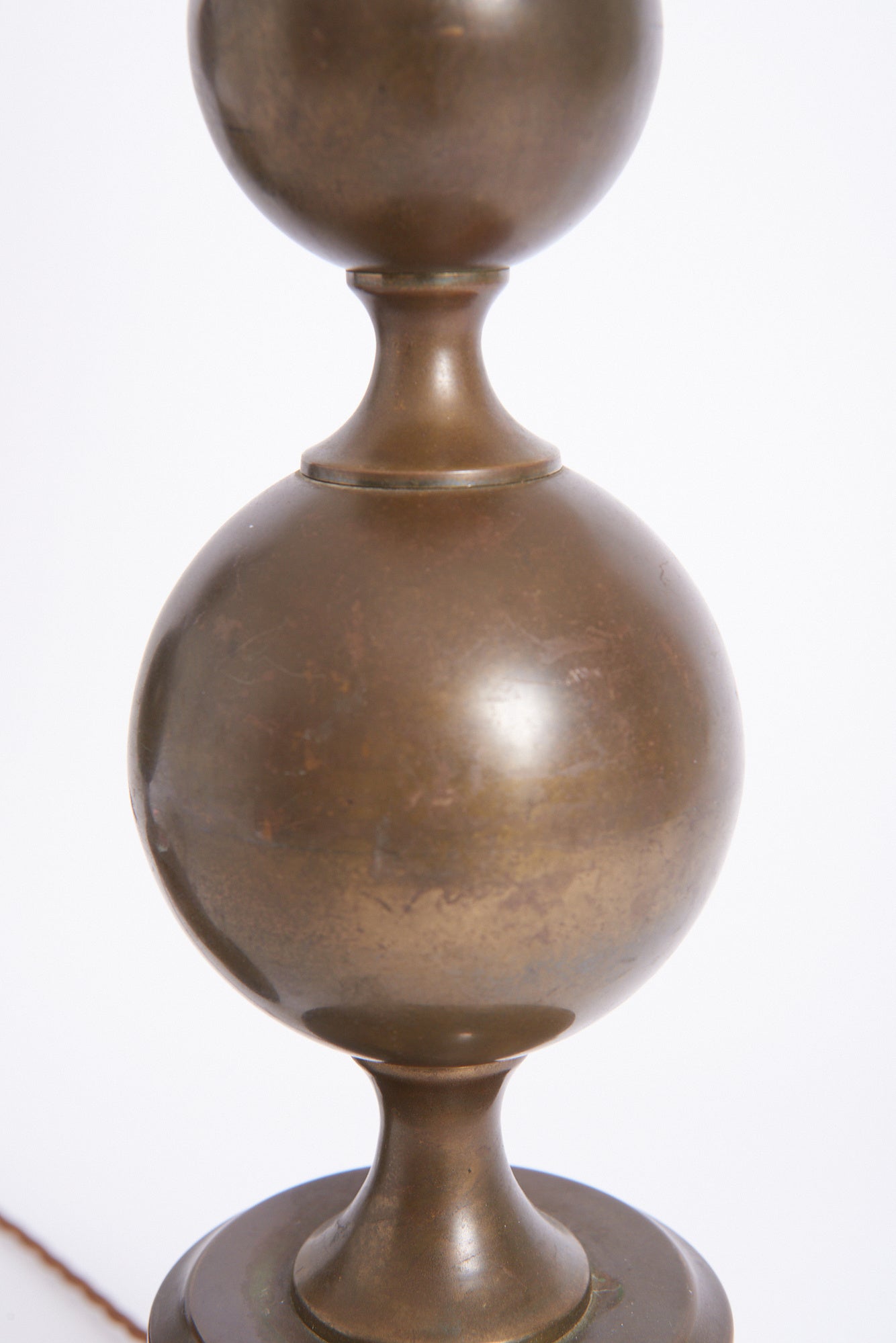 Pair of French Brass Table Lamps