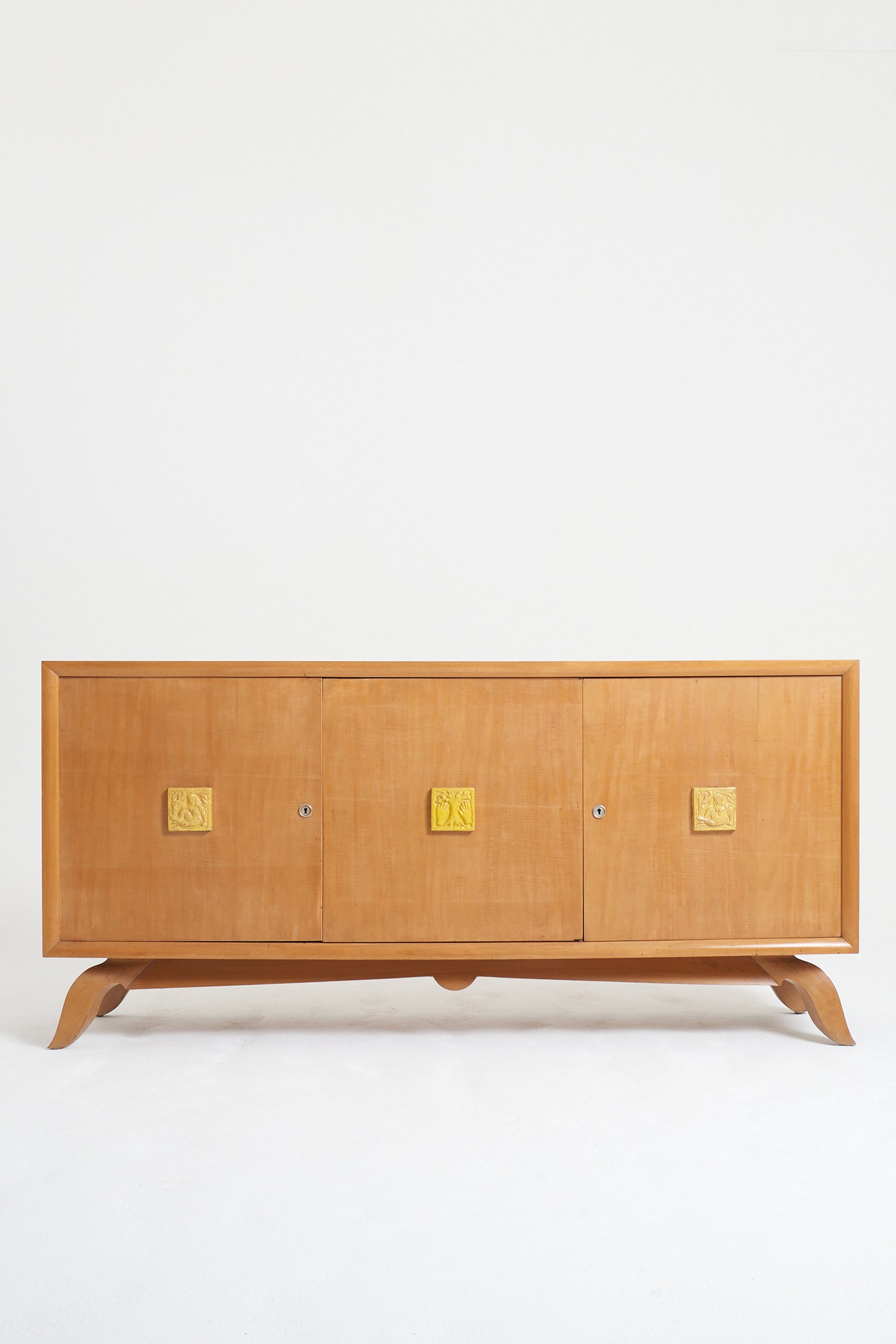 9200- Art Deco Sycamore Sideboard
