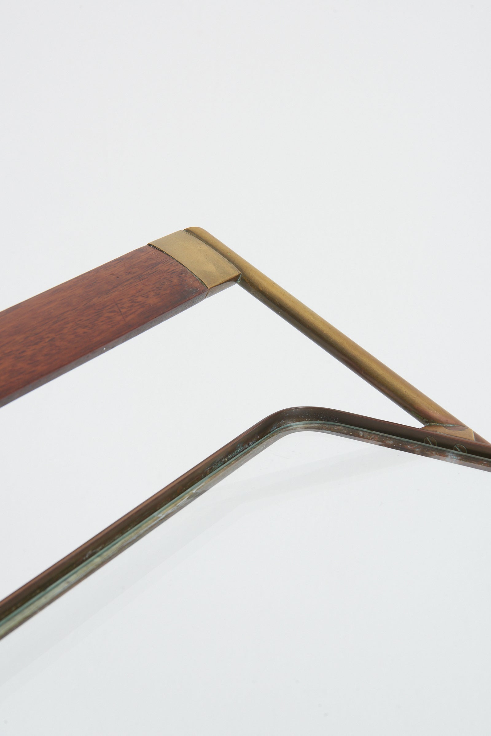 Mid-Century Brass Drinks Trolley