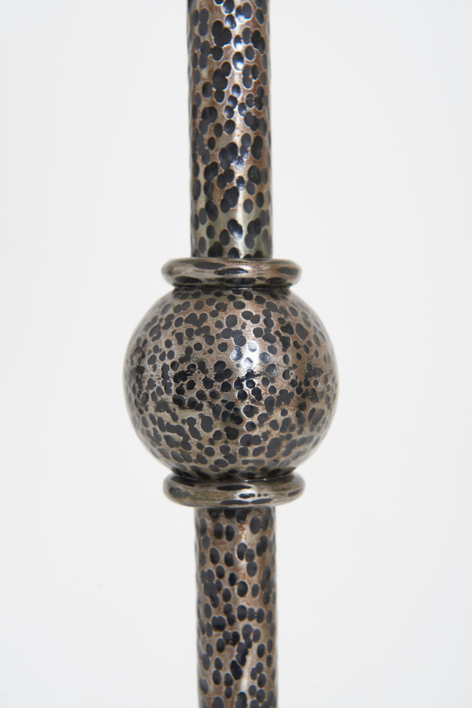 Mid-Century Spanish Forged Iron Floor Lamp