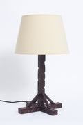 9221- Art Deco Wooden Table Lamp