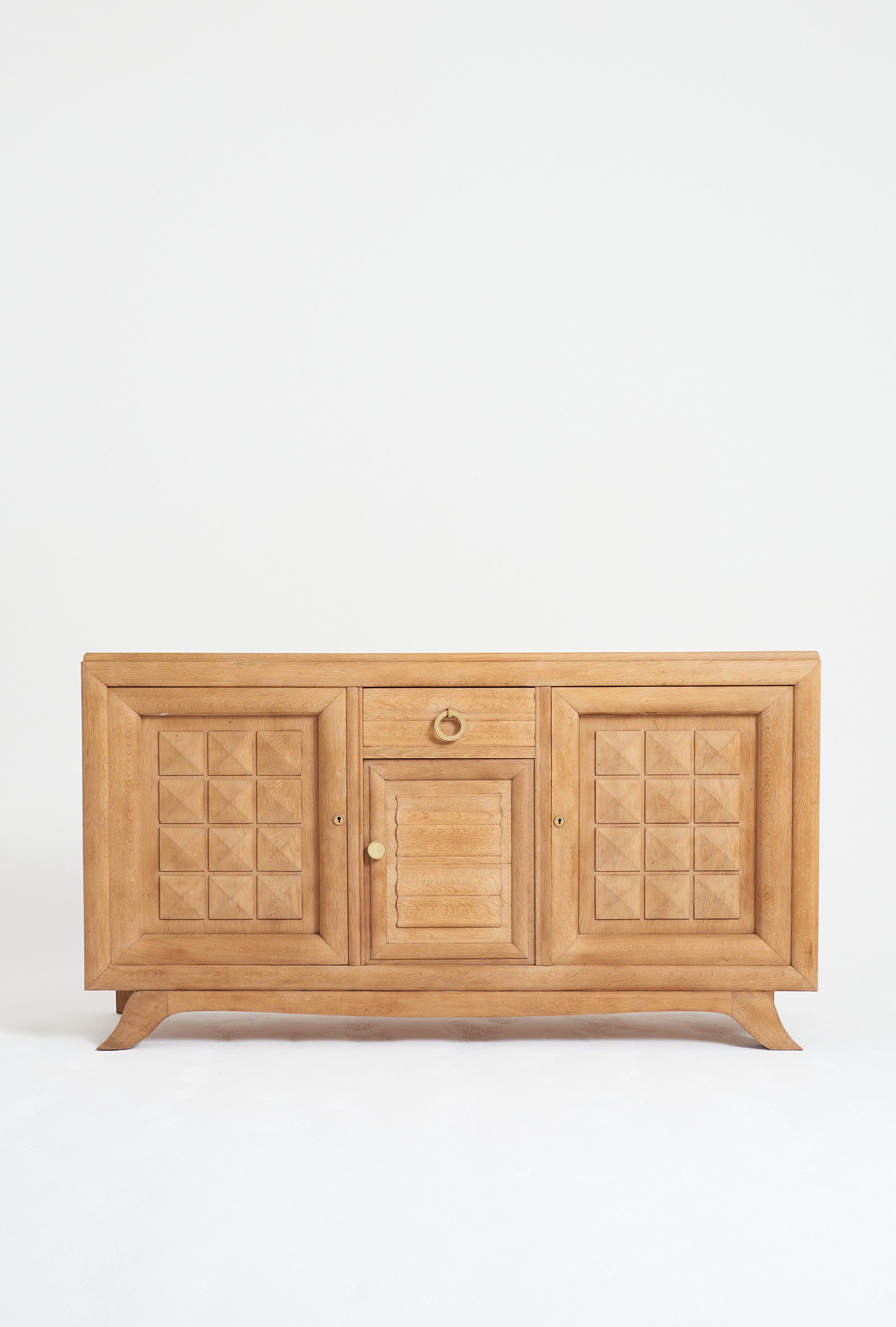 9222- Oak 1940s Sideboard