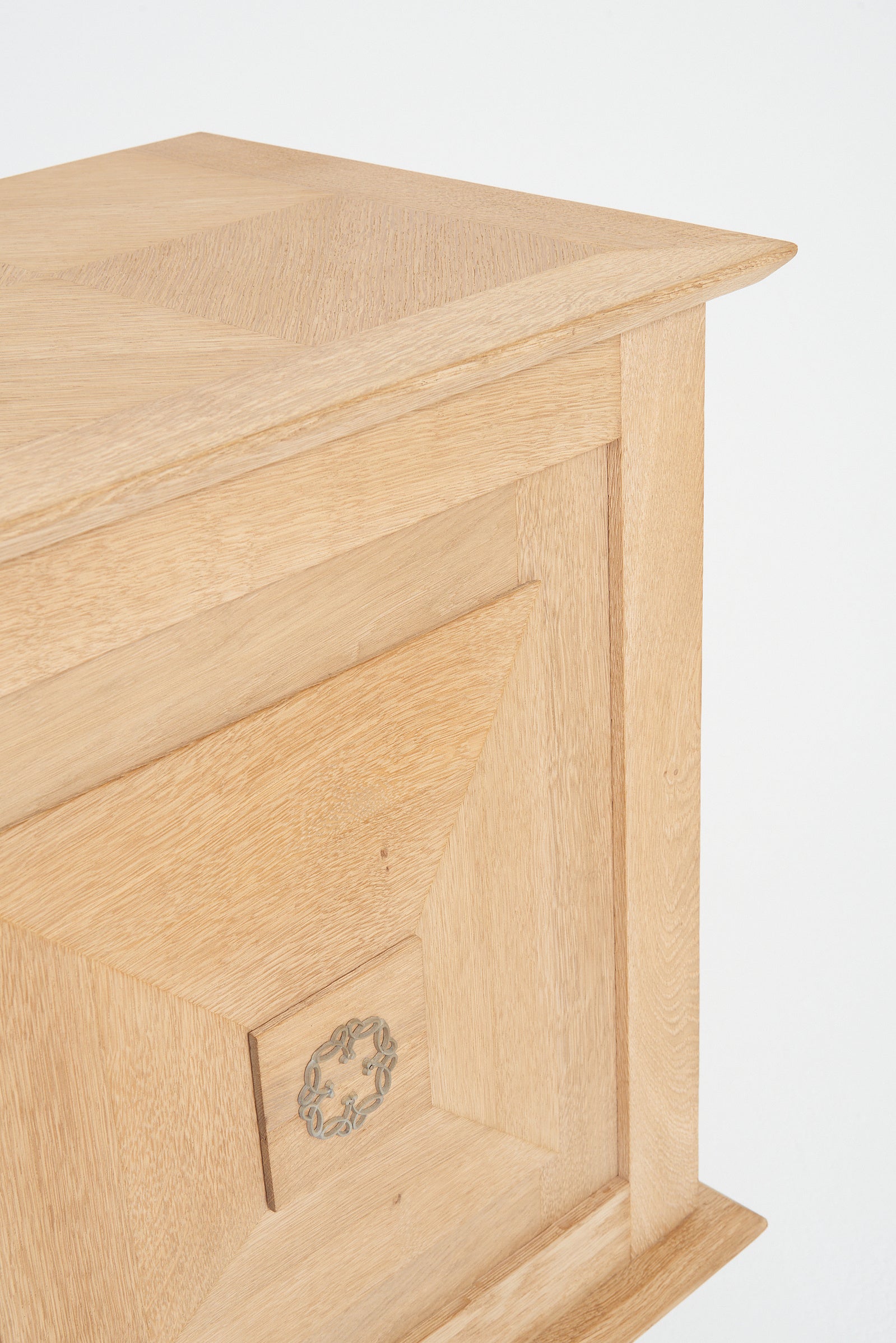 Mid-Century Sanded Oak Sideboard